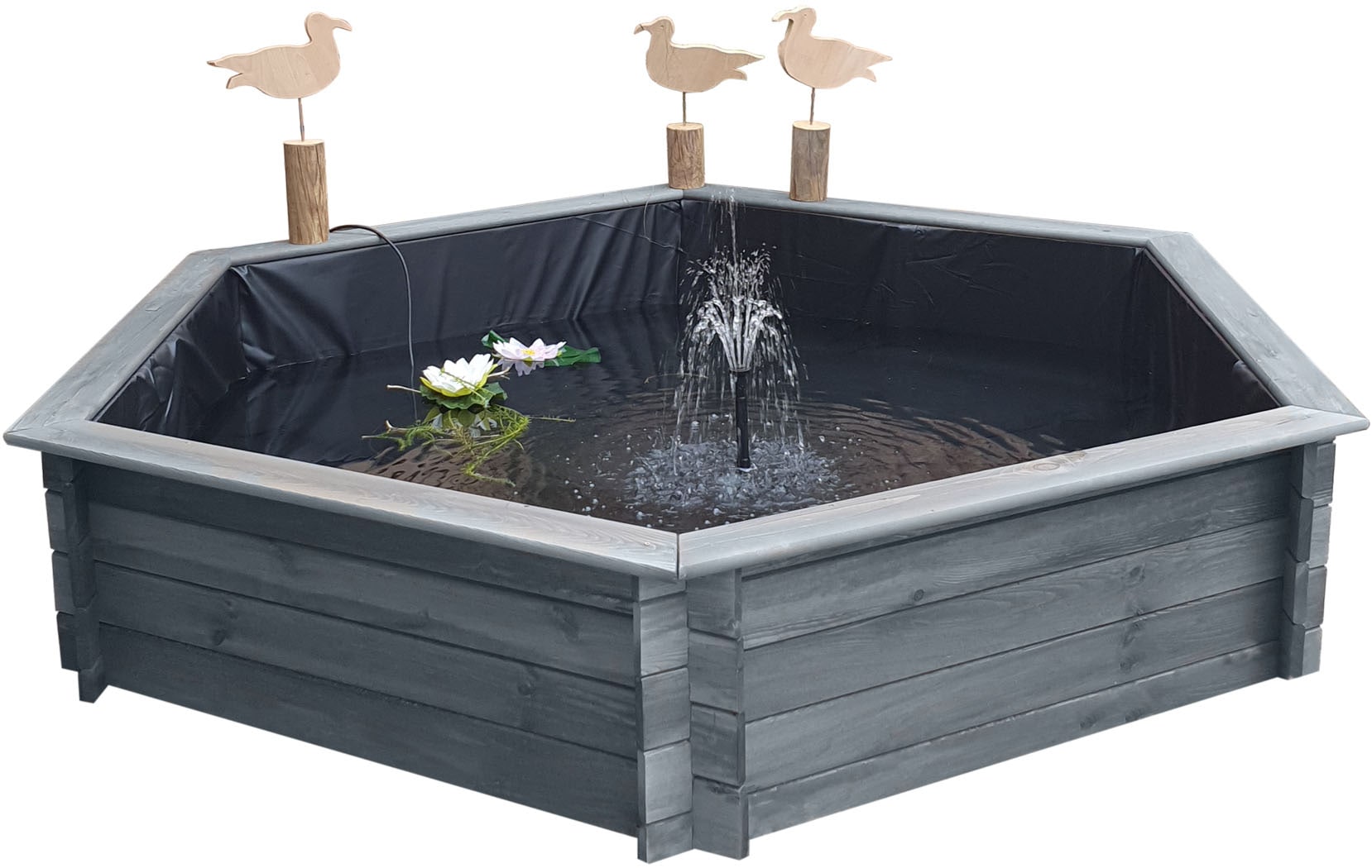 promadino Hochteich, mit Solarteichpumpe