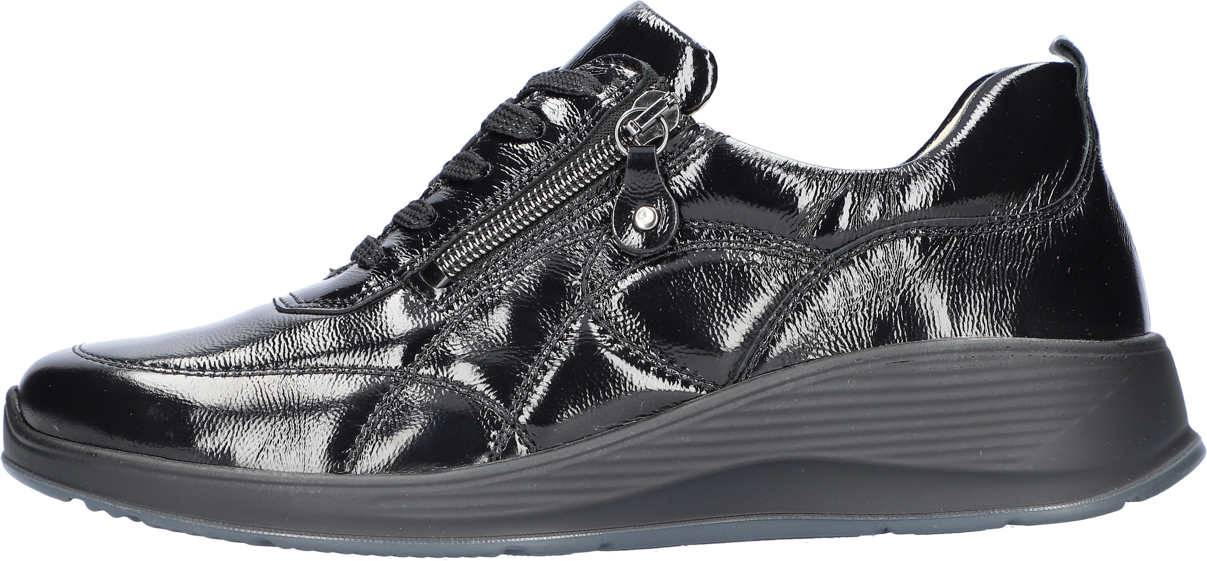 Waldläufer Sneaker »KALEA«, Komfortschuh, Halbschuh, Schnürschuh mit Reißverschluss, K-Weite