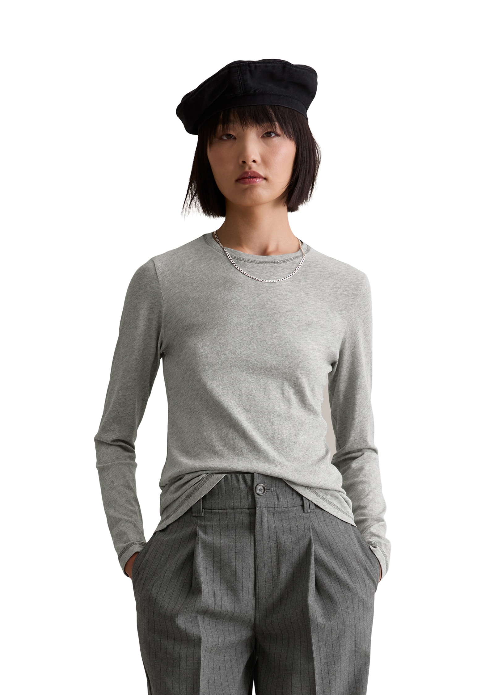 Marc OPolo DENIM Langarmshirt "aus besonders weichem Jersey" günstig online kaufen