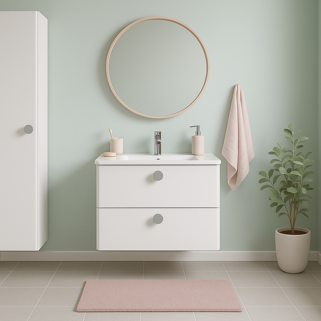 welltime Waschtisch "Round" FSC-zertifiziert, (2 Breiten: 61/81 cm H/T ca . günstig online kaufen