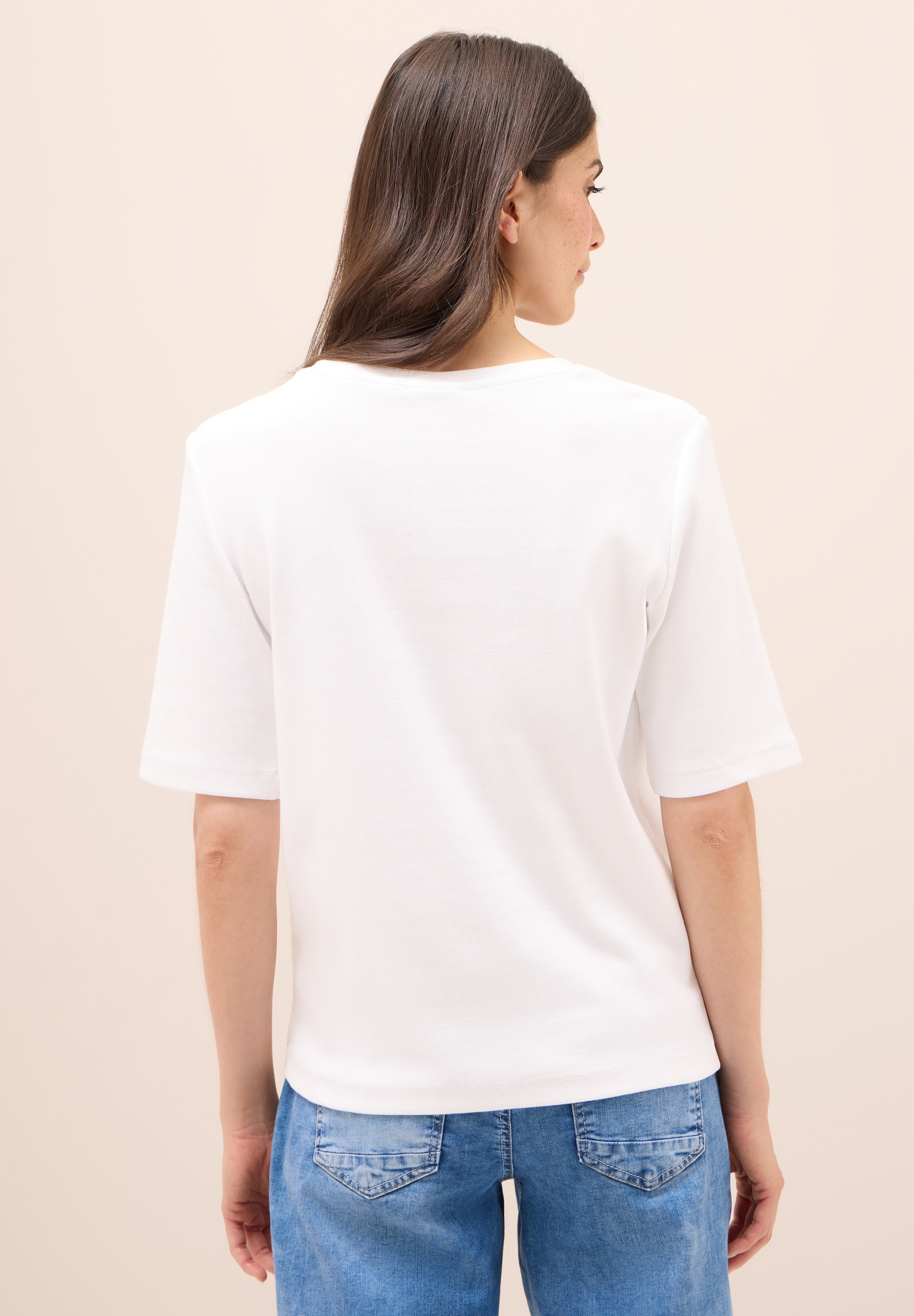 Cecil T-Shirt, aus Baumwolle mit Stretchante