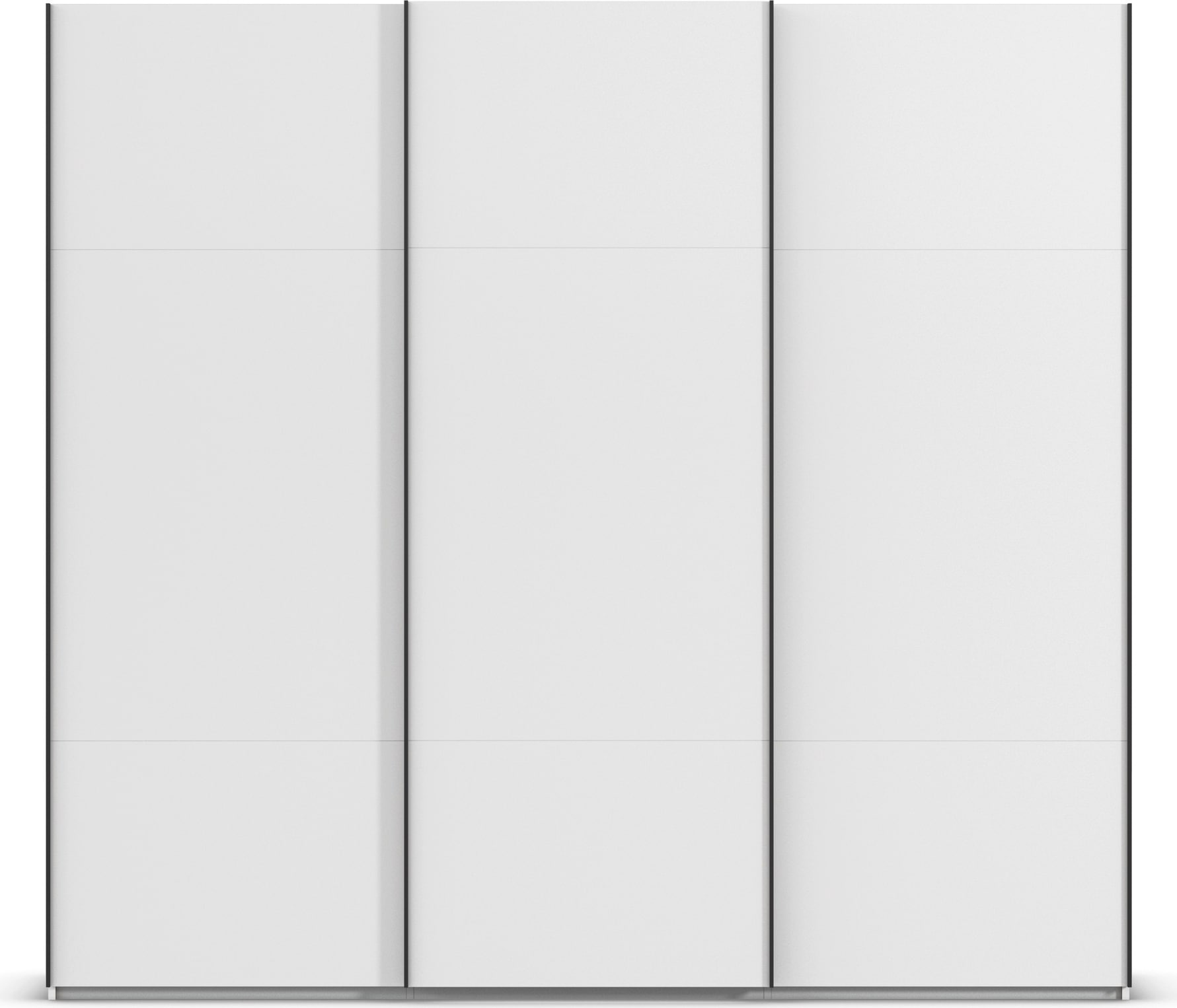 rauch Schwebetürenschrank »Kleiderschrank Schrank Garderobe Schlafzimmerschrank CONTIDO«, (in 3 verschiedenen Ausstattungen BASIC/CLASSIC/PREMIUM), aus hochwertigem Material in 6 Breiten 2 Griff-Farben MADE IN GERMANY