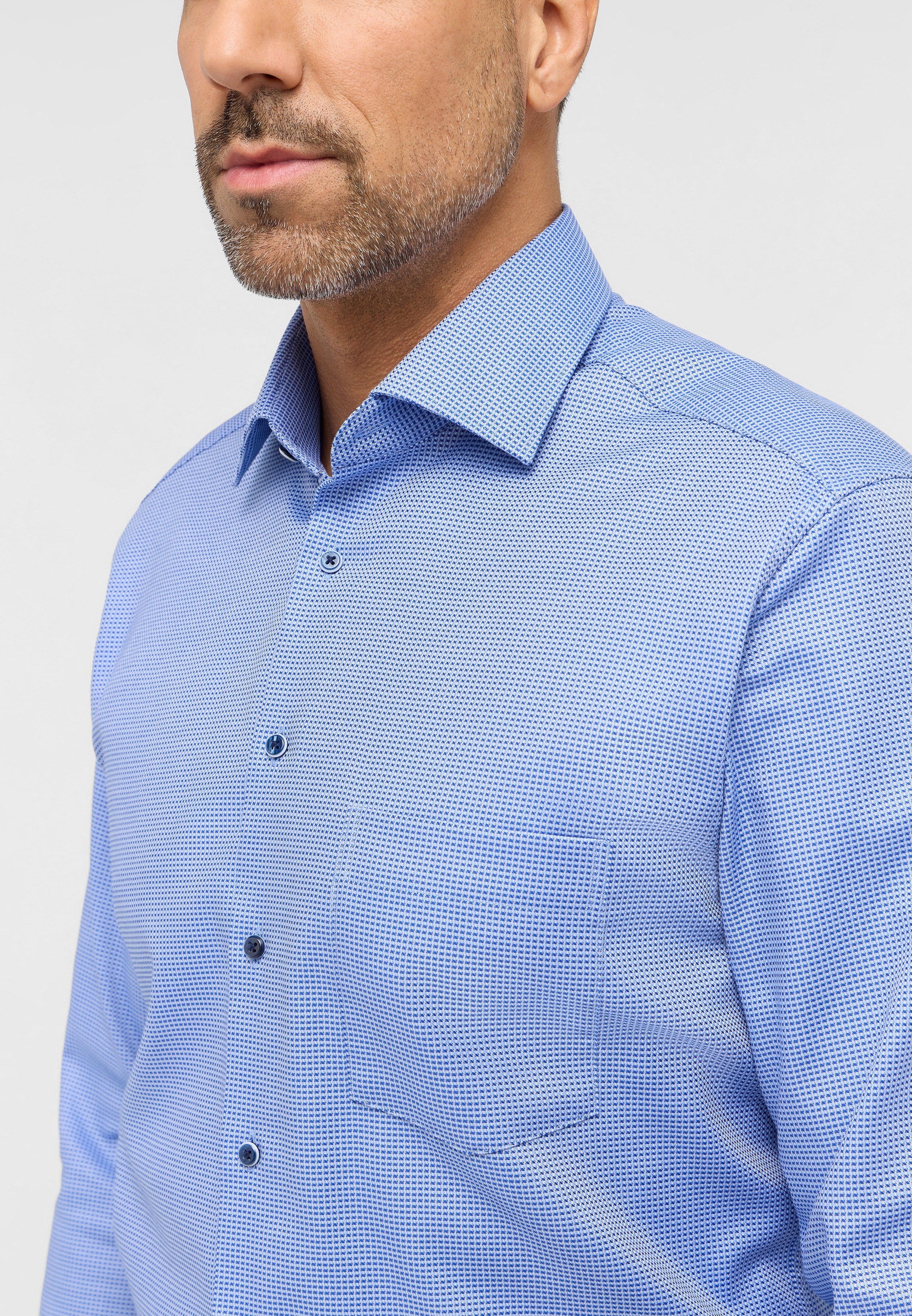 Eterna Langarmhemd »MODERN FIT«, NON IRON (bügelfrei)