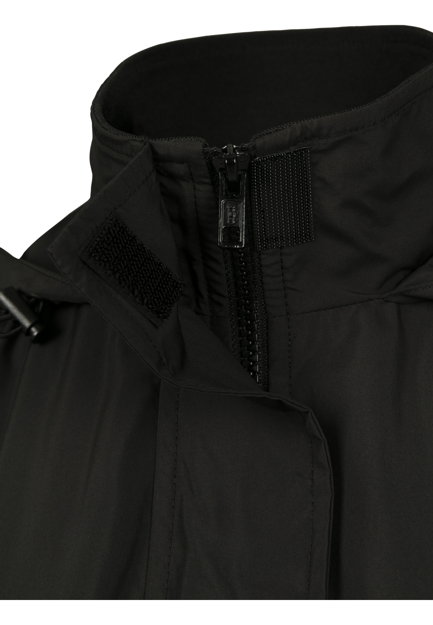 URBAN CLASSICS Langmantel »Urban Classics Damen Ladies Panel Pull Over Jacket«