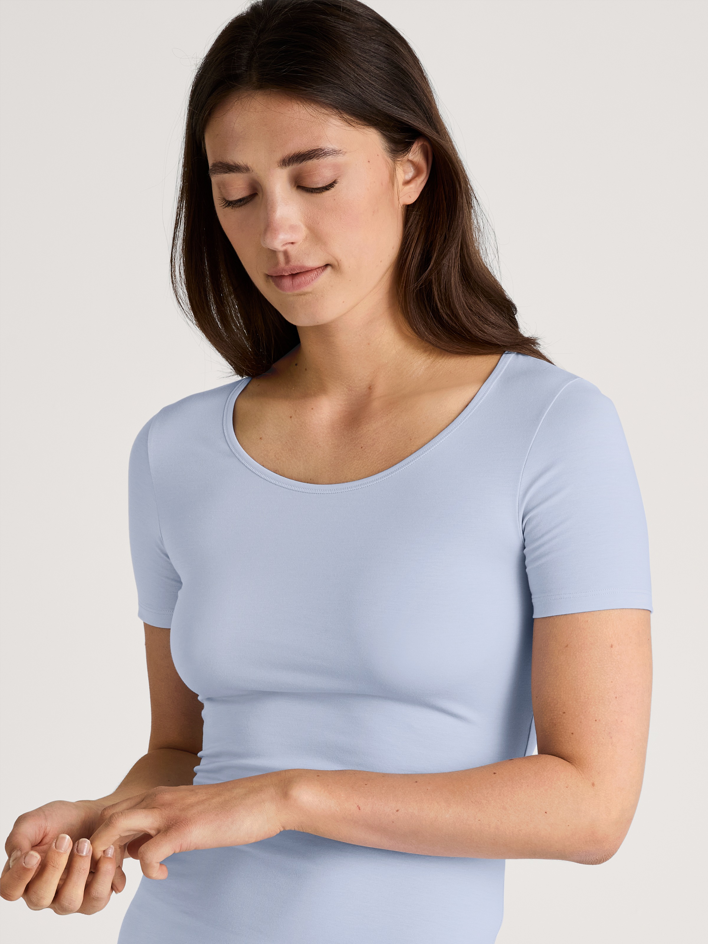 CALIDA Unterhemd »Natural Comfort«, mit Rundhals und reduzierter Pillingbildung