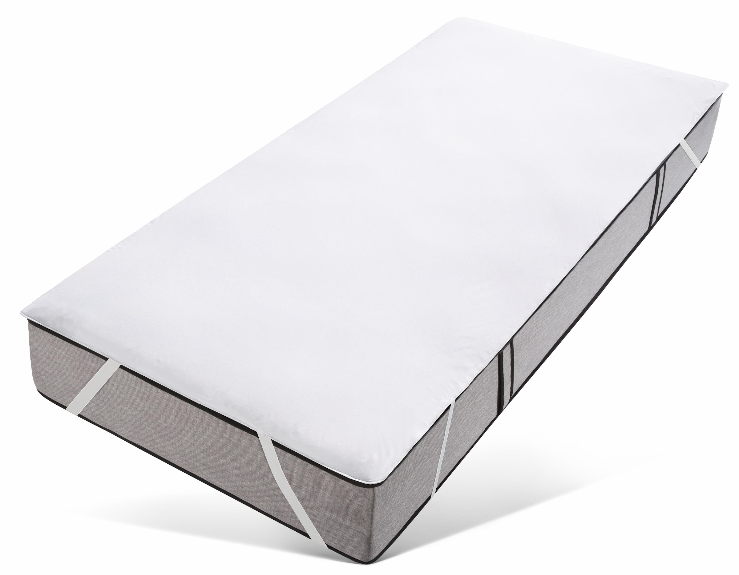 Matratzenauflage OTTO HOME, B:90cm L:200cm, weiß, Obermaterial: 100% Polyester. Rückseite: 100% Polyurethan, Matratzenzubehör, "Weisser,Auflage