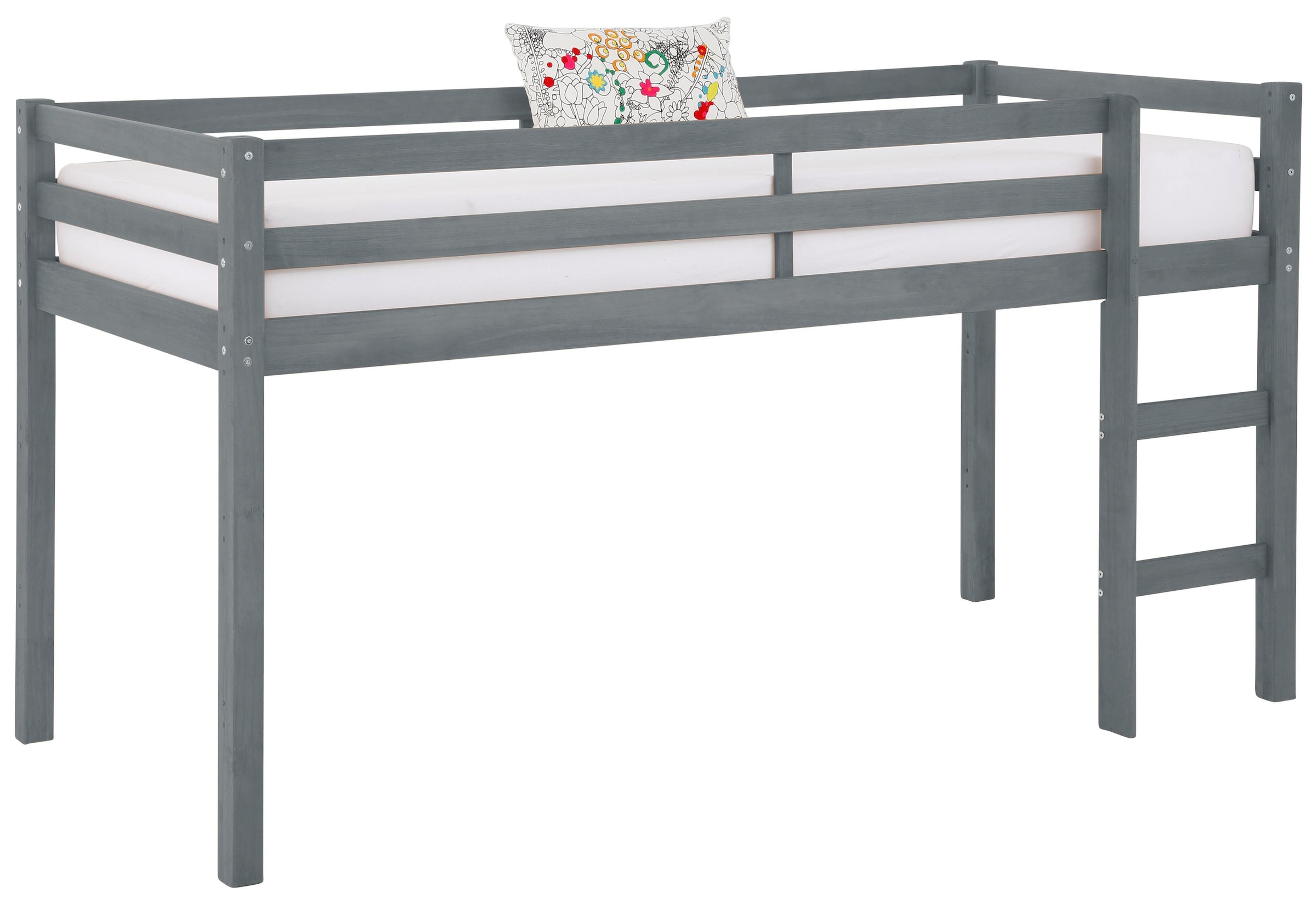 OTTO home Hochbett "Alpi" aus schönem massivem Kiefernholz, Außenmaßenbreit günstig online kaufen