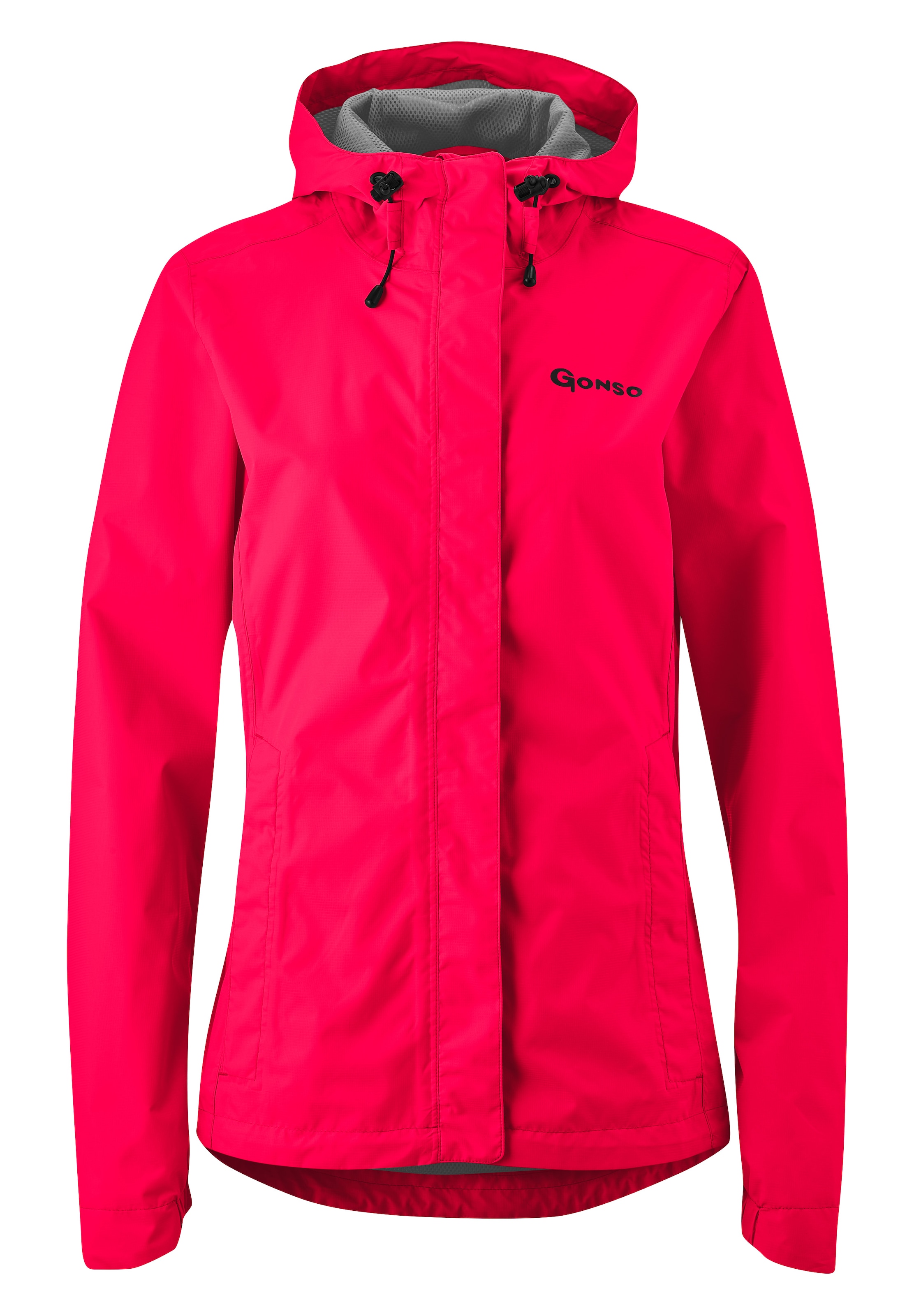 Gonso Fahrradjacke "Sura Light", Damen Regenjacke wind- und wasserdicht, Radjacke mit Kapuze