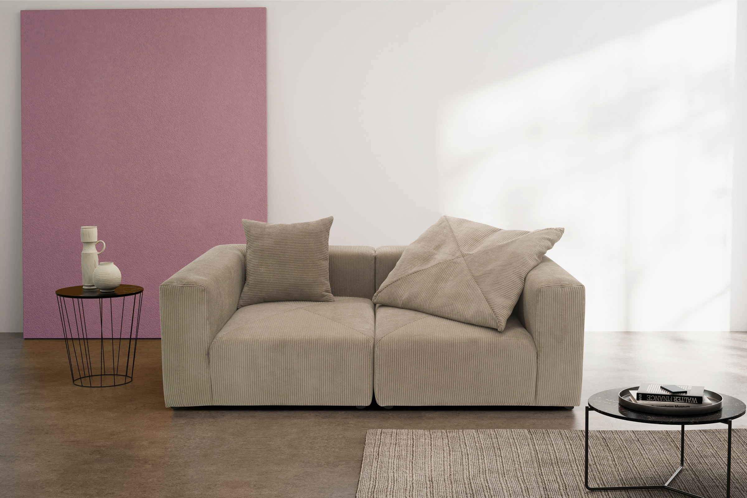 RAUM.ID 2-Sitzer "Gerrid" im Cordbezug, bestehend aus zwei Eckelementen günstig online kaufen