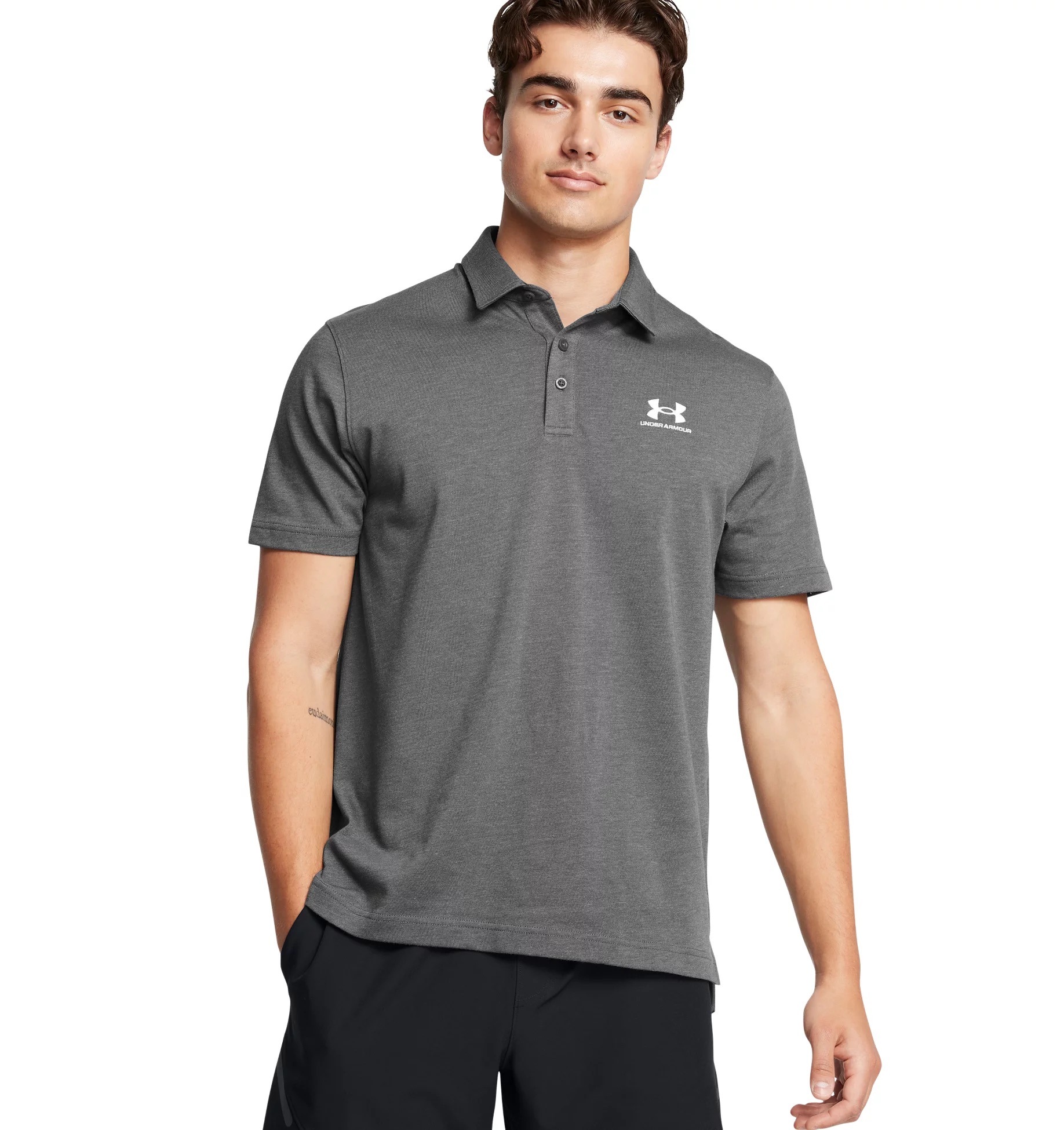 Under Armour Poloshirt "UA ICON POLO" mit flachem Kragen, unifarben, aus Baumwollmischung
