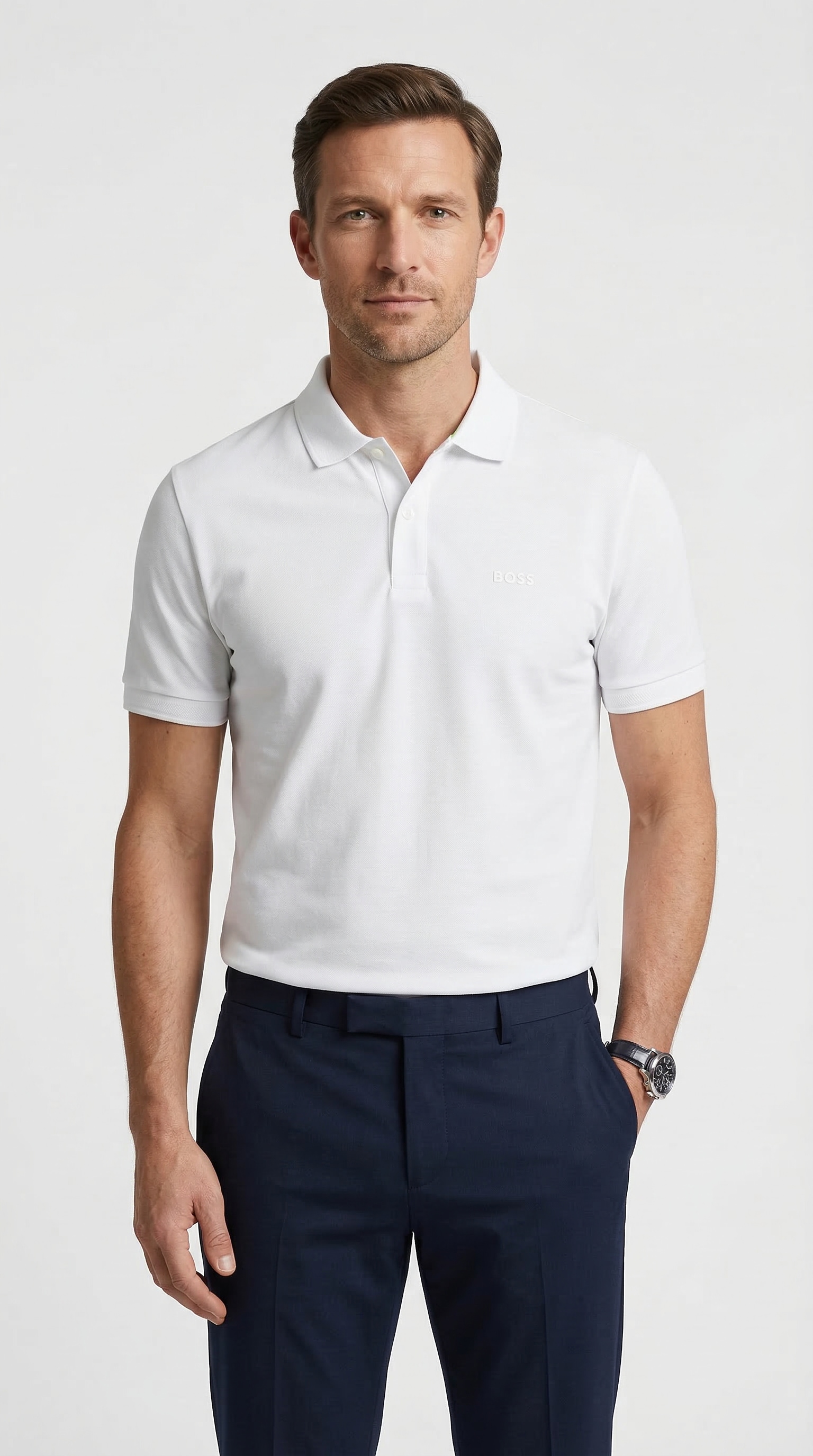 BOSS GREEN Poloshirt "Pio Pique Regular Fit" Cotton Pique Polo, pflegeleicht 100% Baumwolle