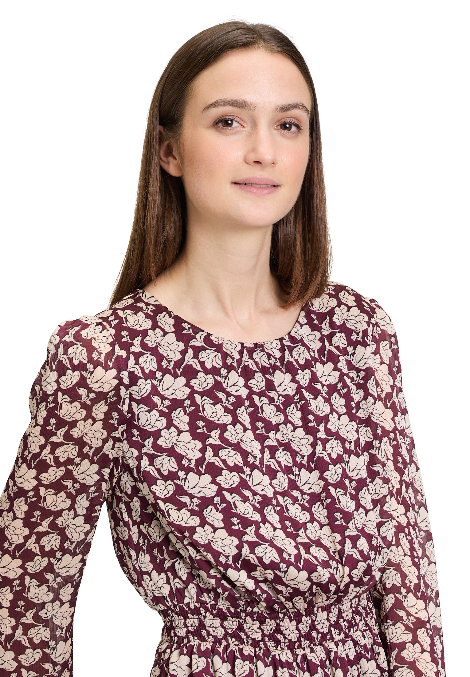 Cartoon Chiffonkleid »Cartoon Damen Chiffonkleid mit Rüschen«, Design