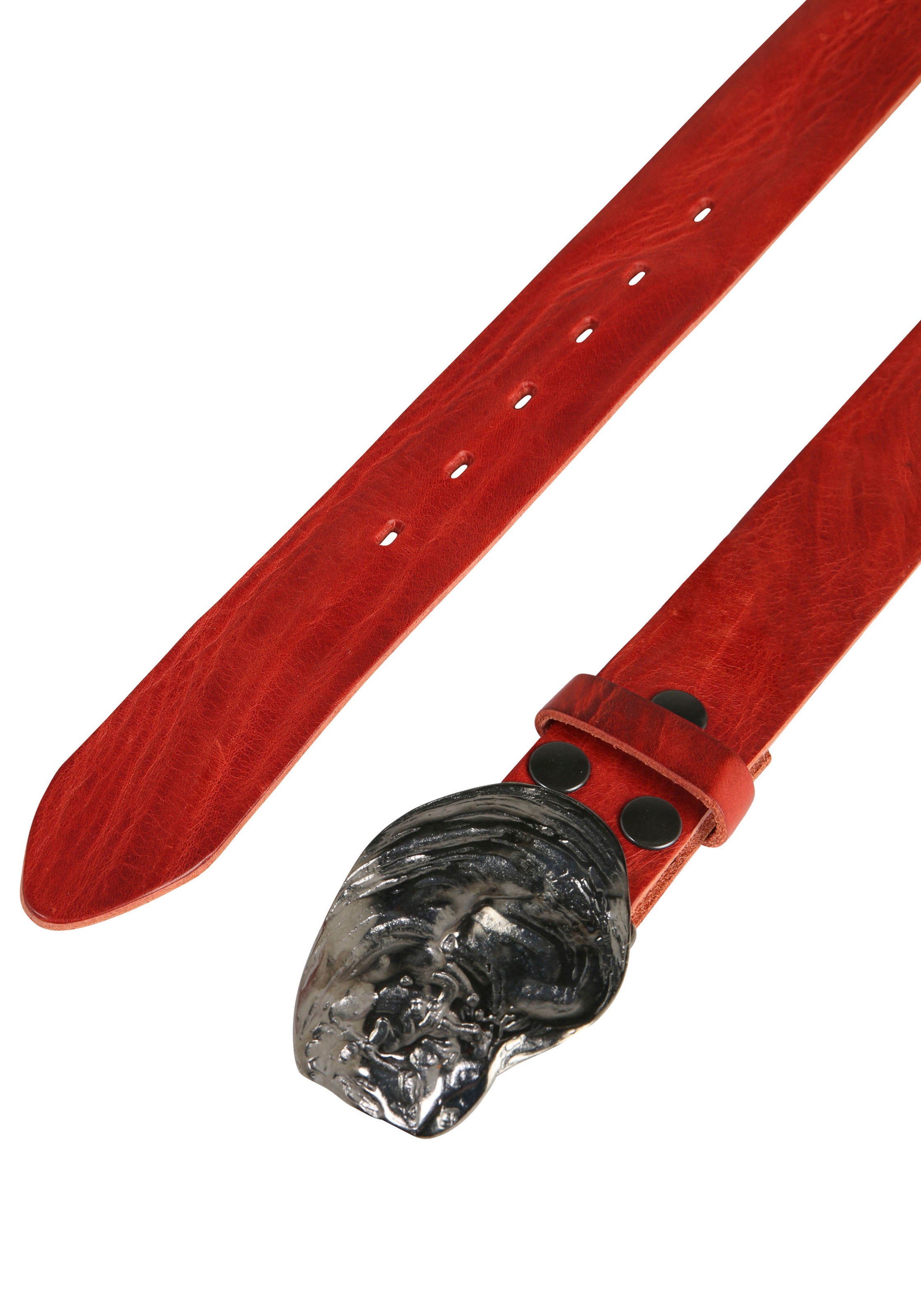 Rettungsring Gürtel Ledergürtel mit austauschbarer Schließe "Auster Muschel günstig online kaufen