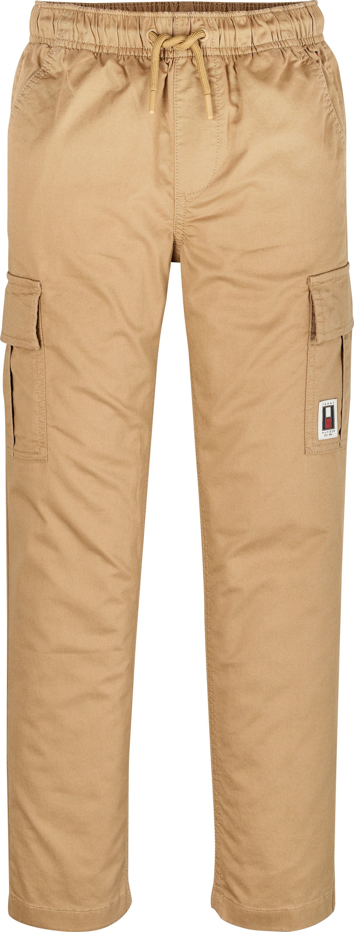 Tommy Hilfiger Cargohose »CARGO PULL ON COTTON PANTS«  mit Logo-Badge, im Cargo-Stil