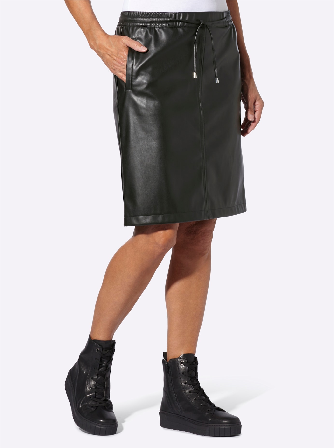 Inspirationen Lederimitatrock günstig online kaufen