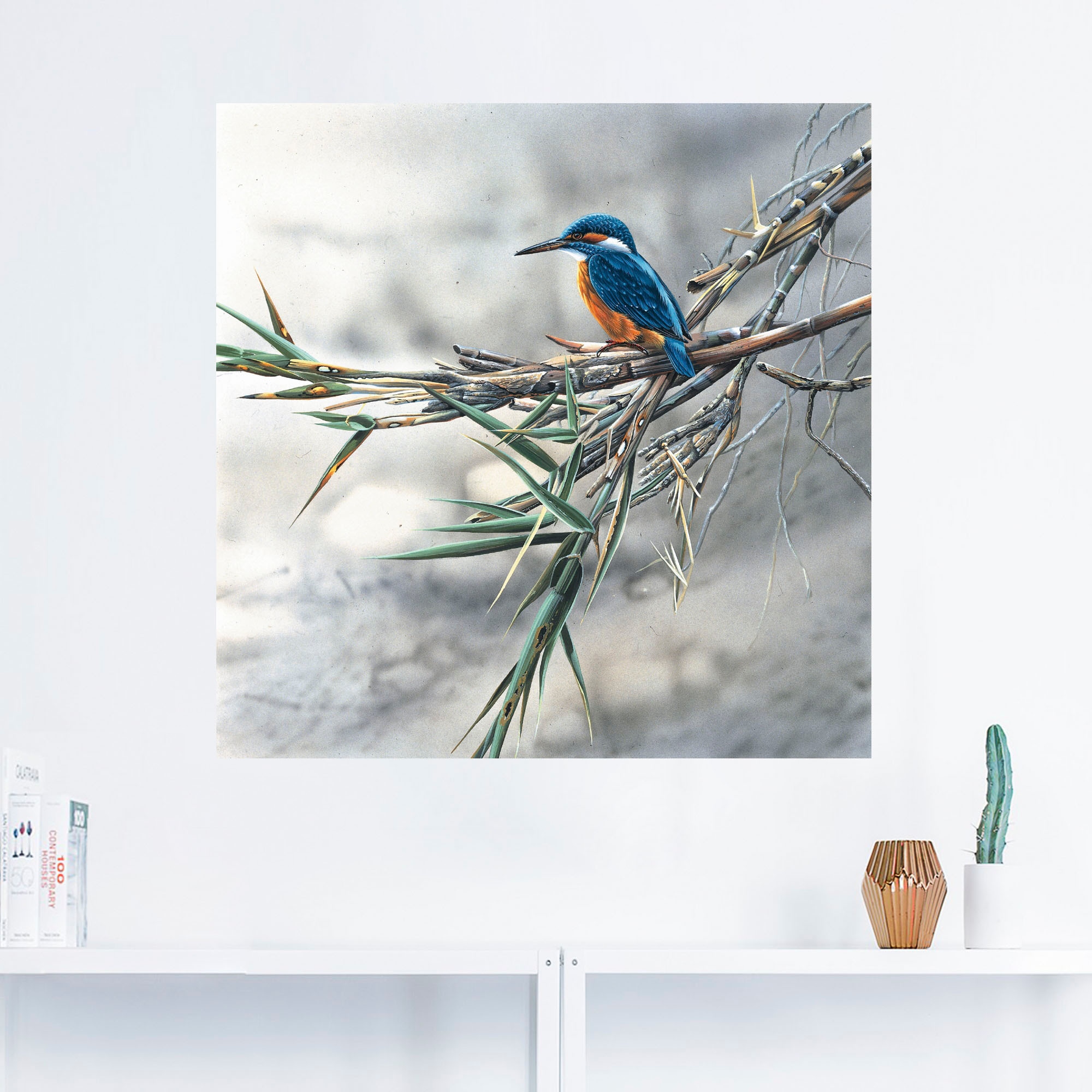 Artland Wandbild »Eisvogel I«, Vögel, (1 St.), als Leinwandbild, Poster, Wandaufkleber in verschied. Größen