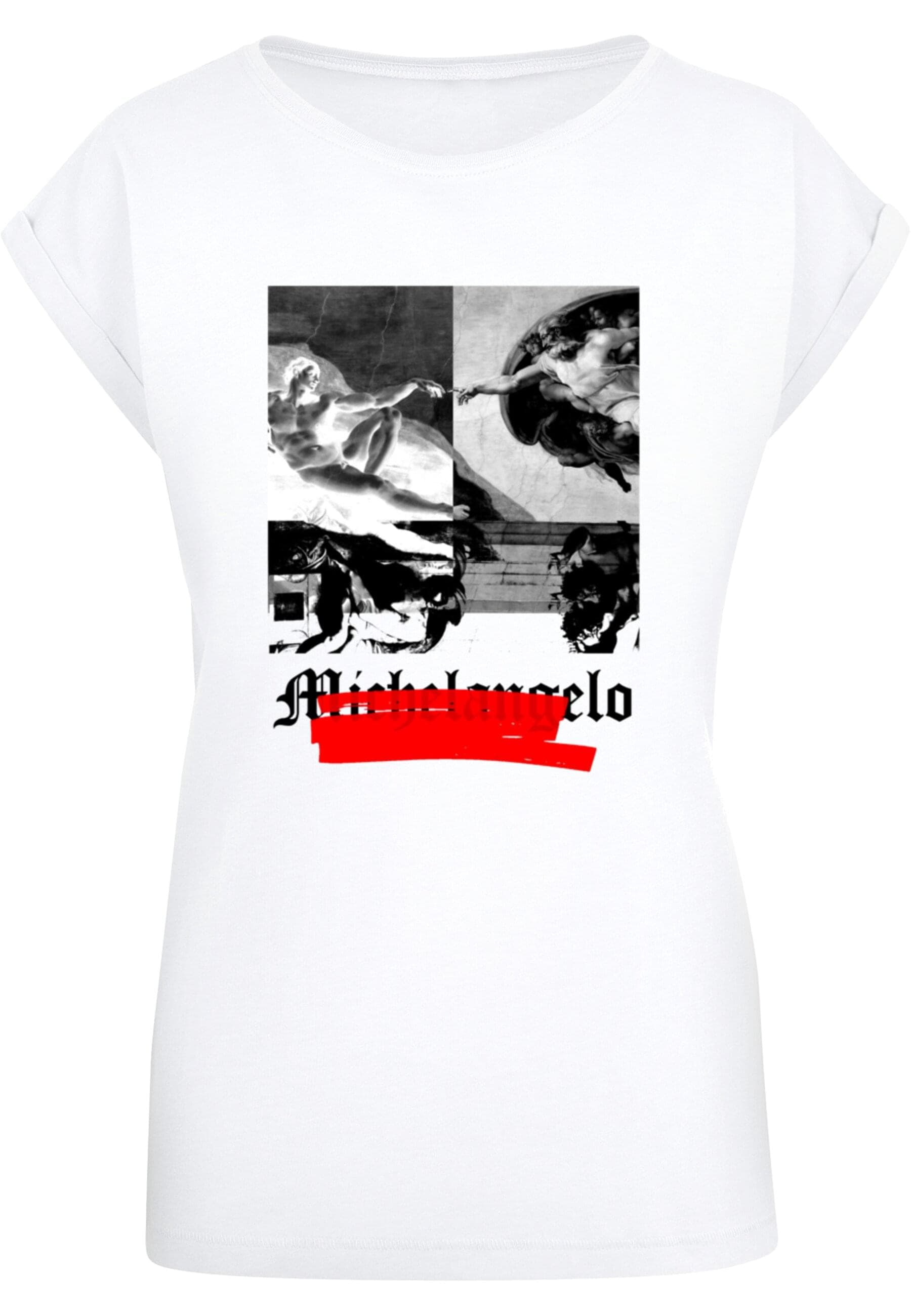 Merchcode T-Shirt "Merchcode Damen Ladies APOH - Michelangelo Negative T-Sh günstig online kaufen