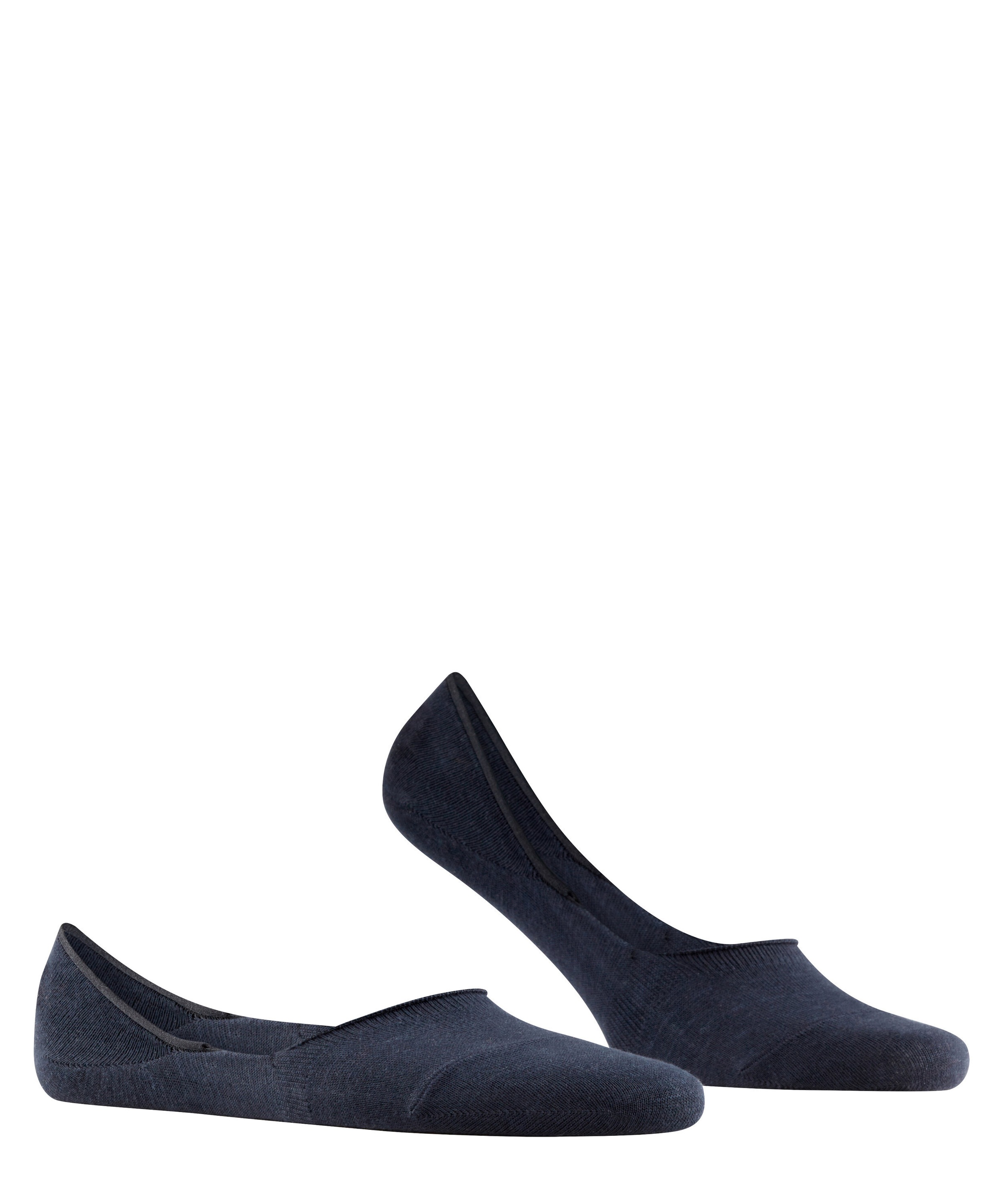 FALKE Herren Füßlinge "Step Medium Cut", Gr. 45, blau, Obermaterial: 92% Baumwolle, 5% Polyamid, 3% Elasthan, unifarben, Socken, mit Medium-Cut, aus