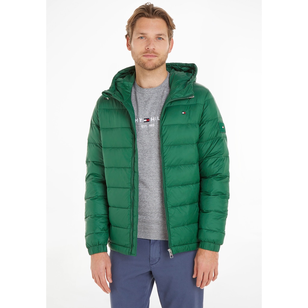 Tommy Hilfiger Steppjacke »QUILTED HOODED JACKET«, mit Kapuze