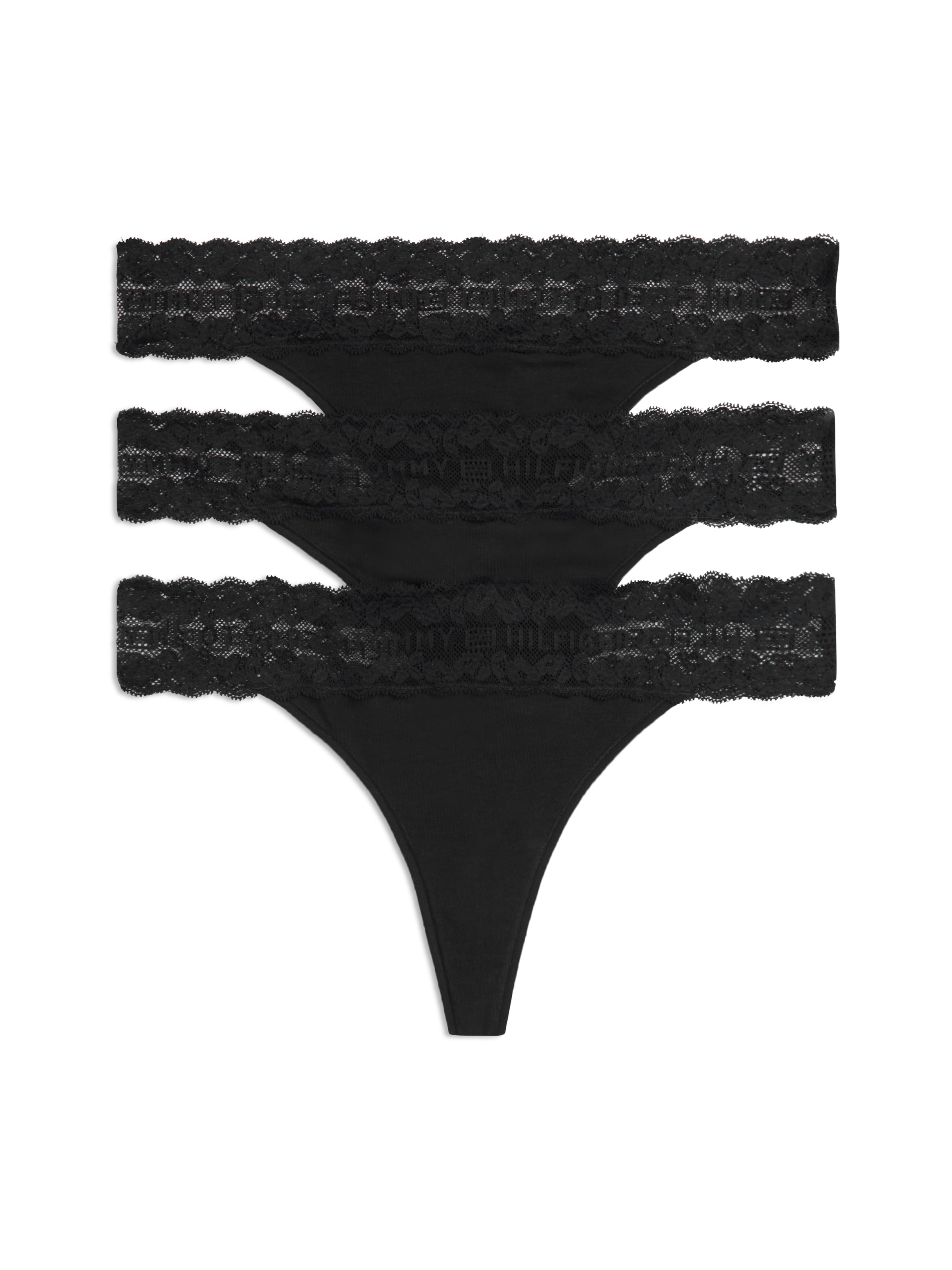 Tommy Hilfiger Underwear 3 Stk. Körpernahe Passform mit elastischem Spitzenbund