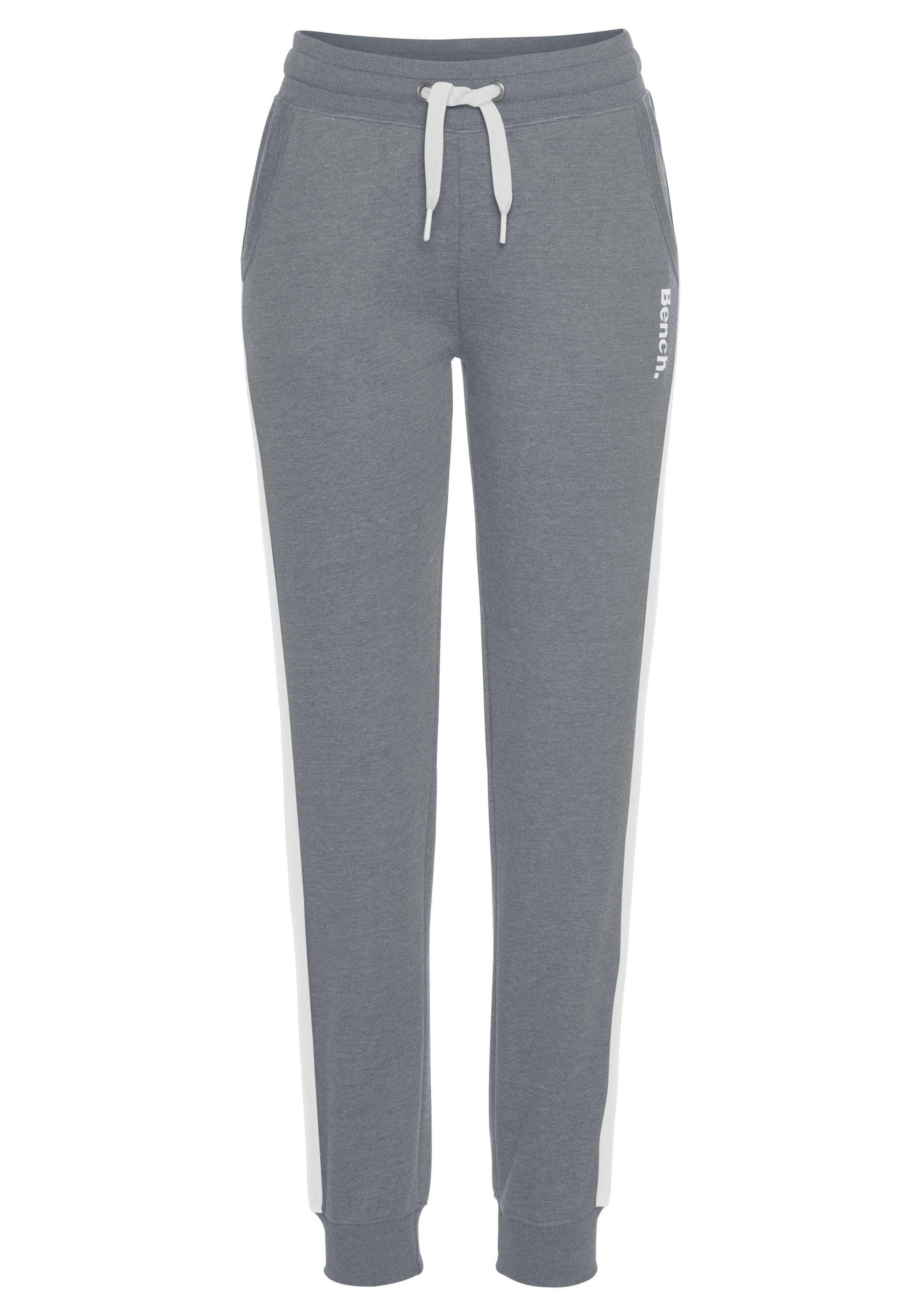 Bench. Loungewear Sweathose, mit Seitenstreifen und schmalem Bein