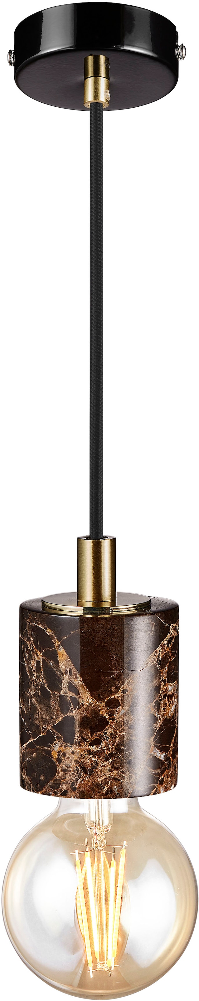 niermann Deckenleuchte 1 »Deckenschale gold«, E27 einfachen für Leuchtmittelwechsel BAUR flammig-flammig, Saturn, Fassung 