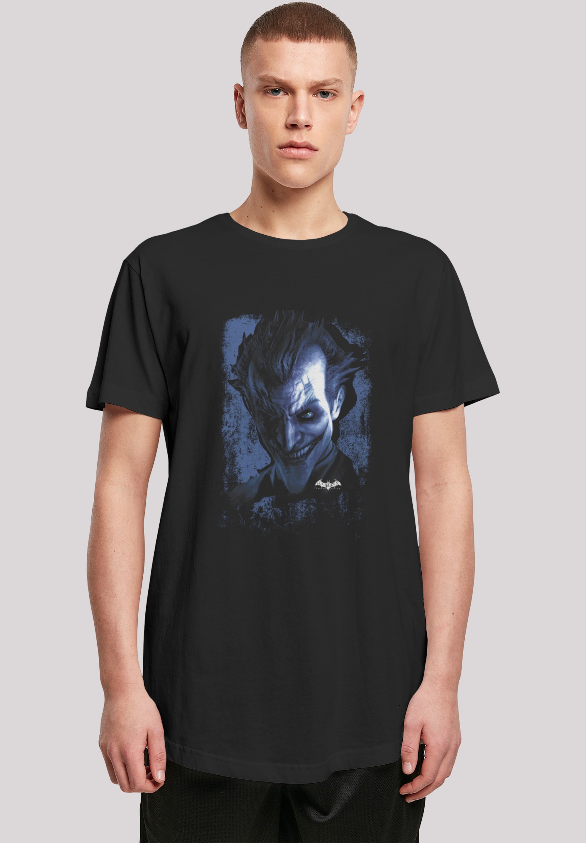 F4NT4STIC T-Shirt "DC Comics Batman Arkham Asylum Joker Face Texture", Prin günstig online kaufen