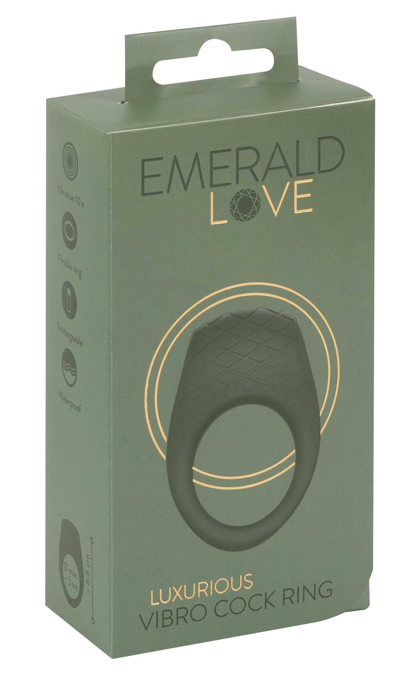 Emerald Love Penisring »vibrierender Penisring Luxurious Vibro Cock Ring«