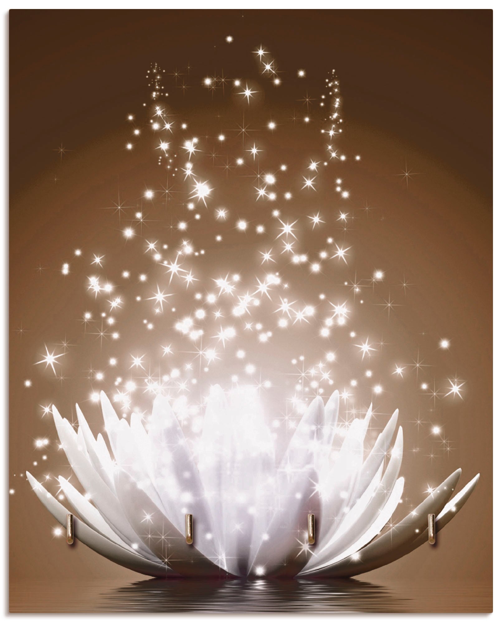 Artland Hakenleiste »Magie der Lotus-Blume bra...