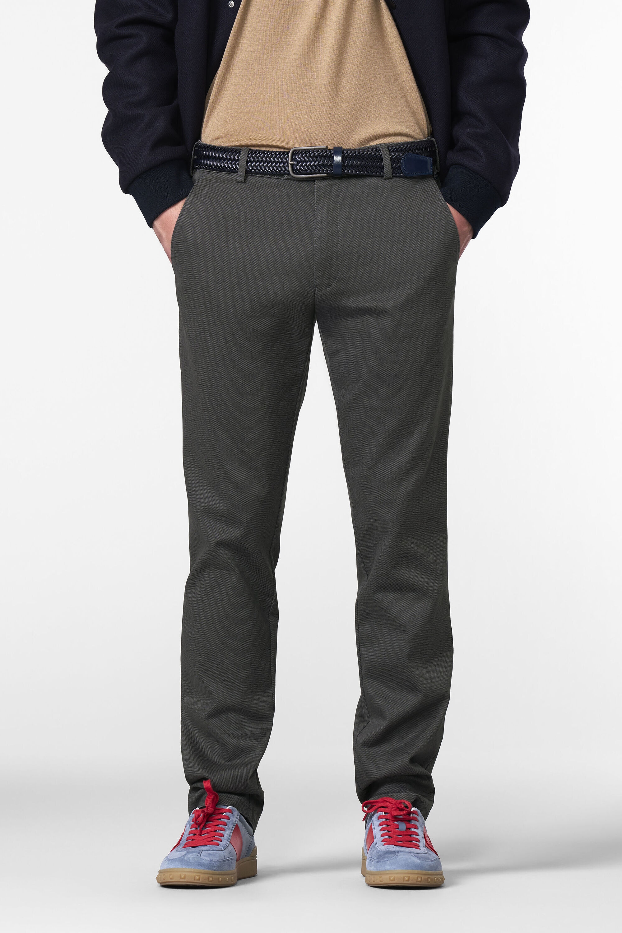 MEYER Chinos "BONN", mit Micro Print günstig online kaufen