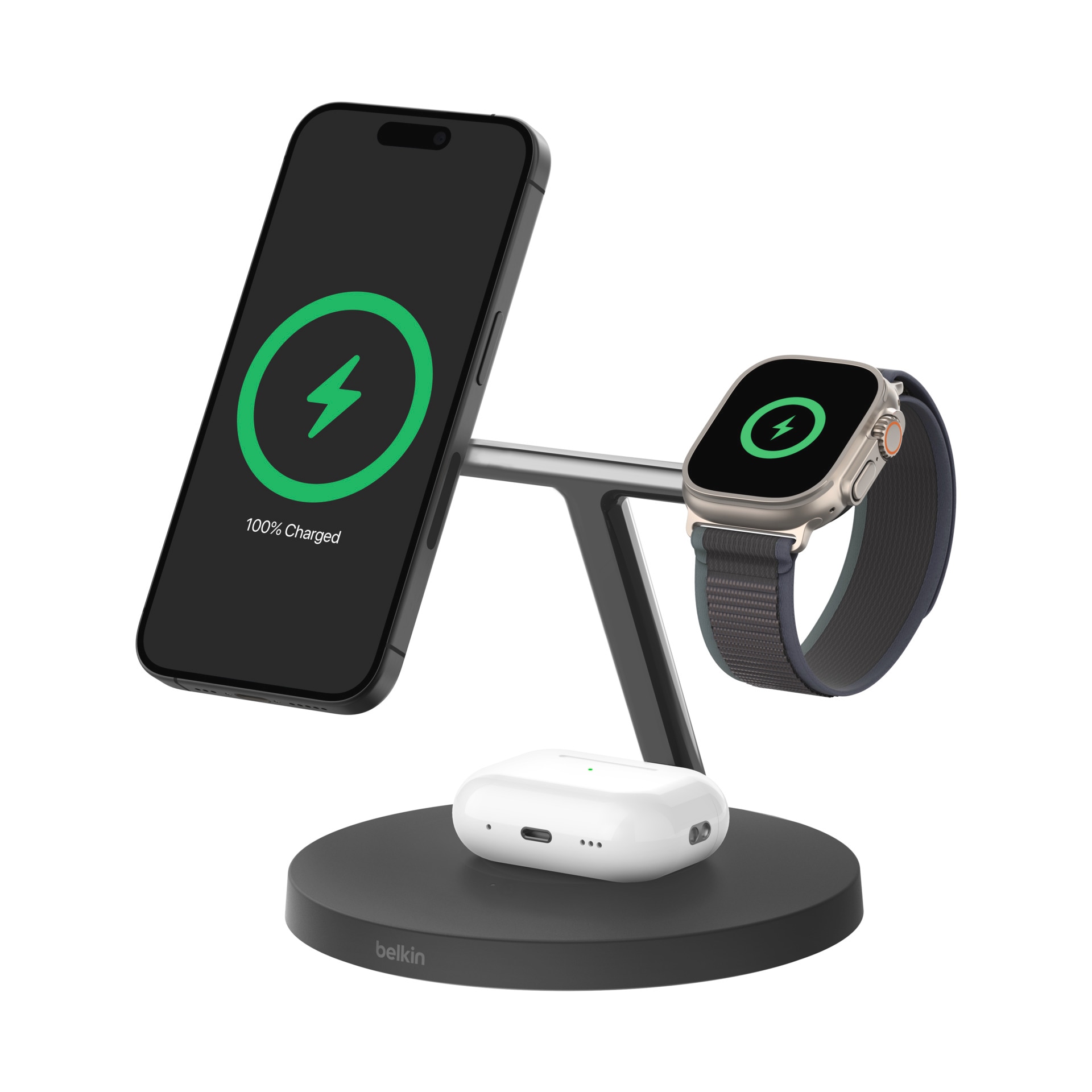 Belkin Wireless Charger »BoostCharge Pro Kabellose 3-in-1-Ladestation«