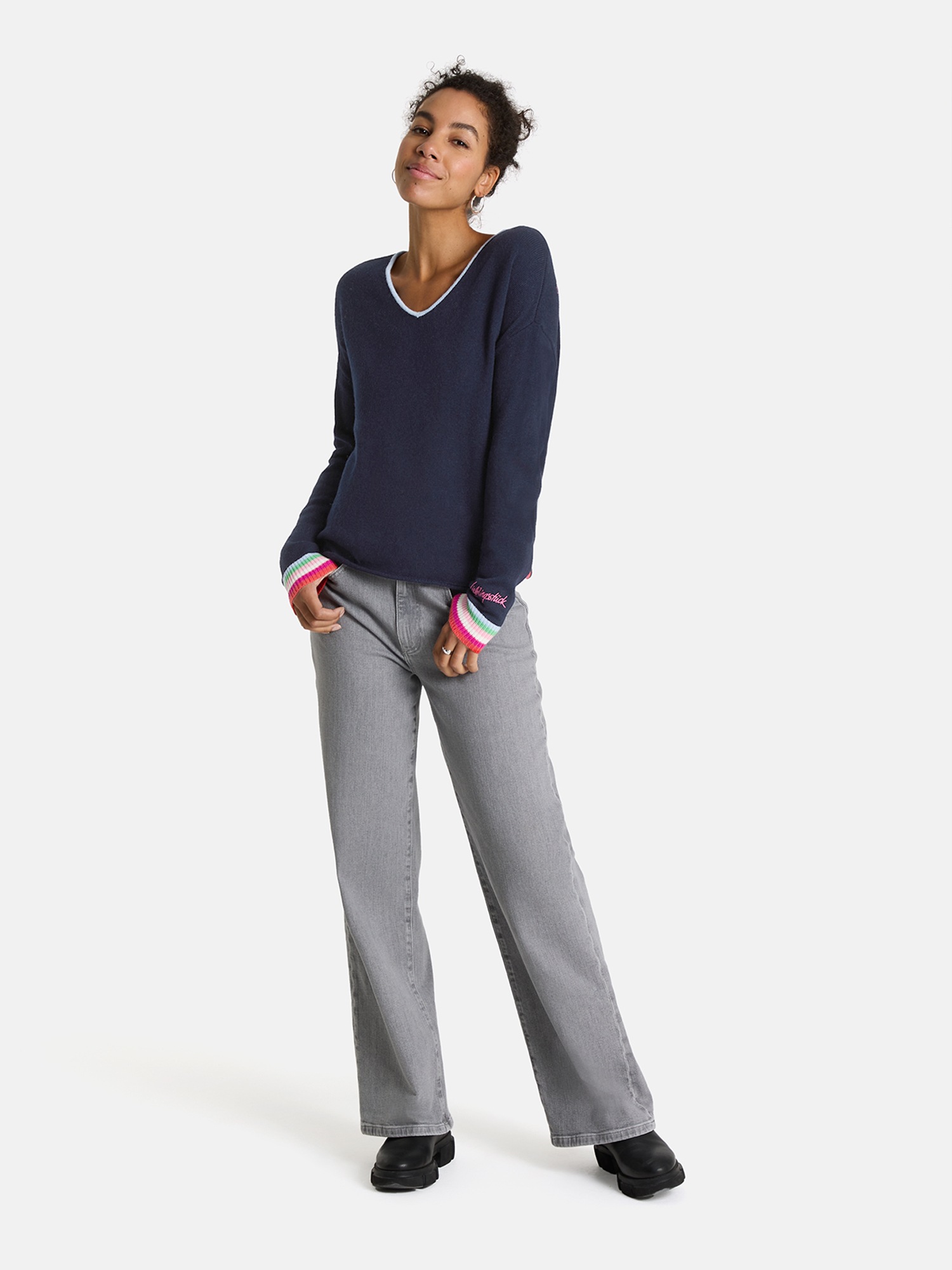 Thumbnail - Lieblingsstück Strickpullover "MaraL" mit Kaschmir, Wolle und Viskose