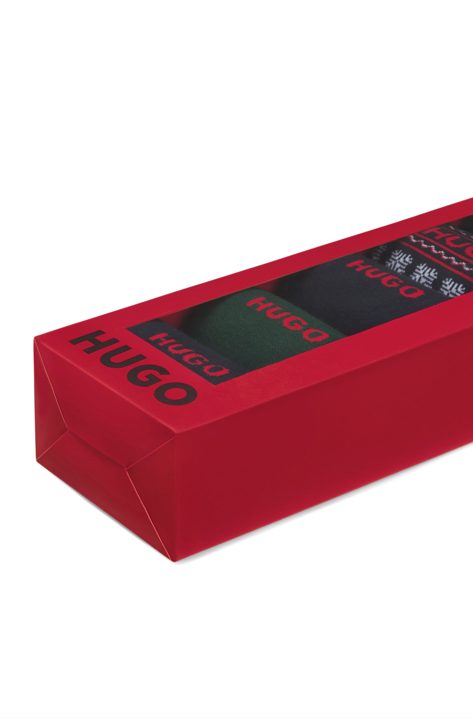 HUGO Underwear Socken »5Pack GIFT XMAS« 5 Paar tlg. zum verschenken, elastischer Bund