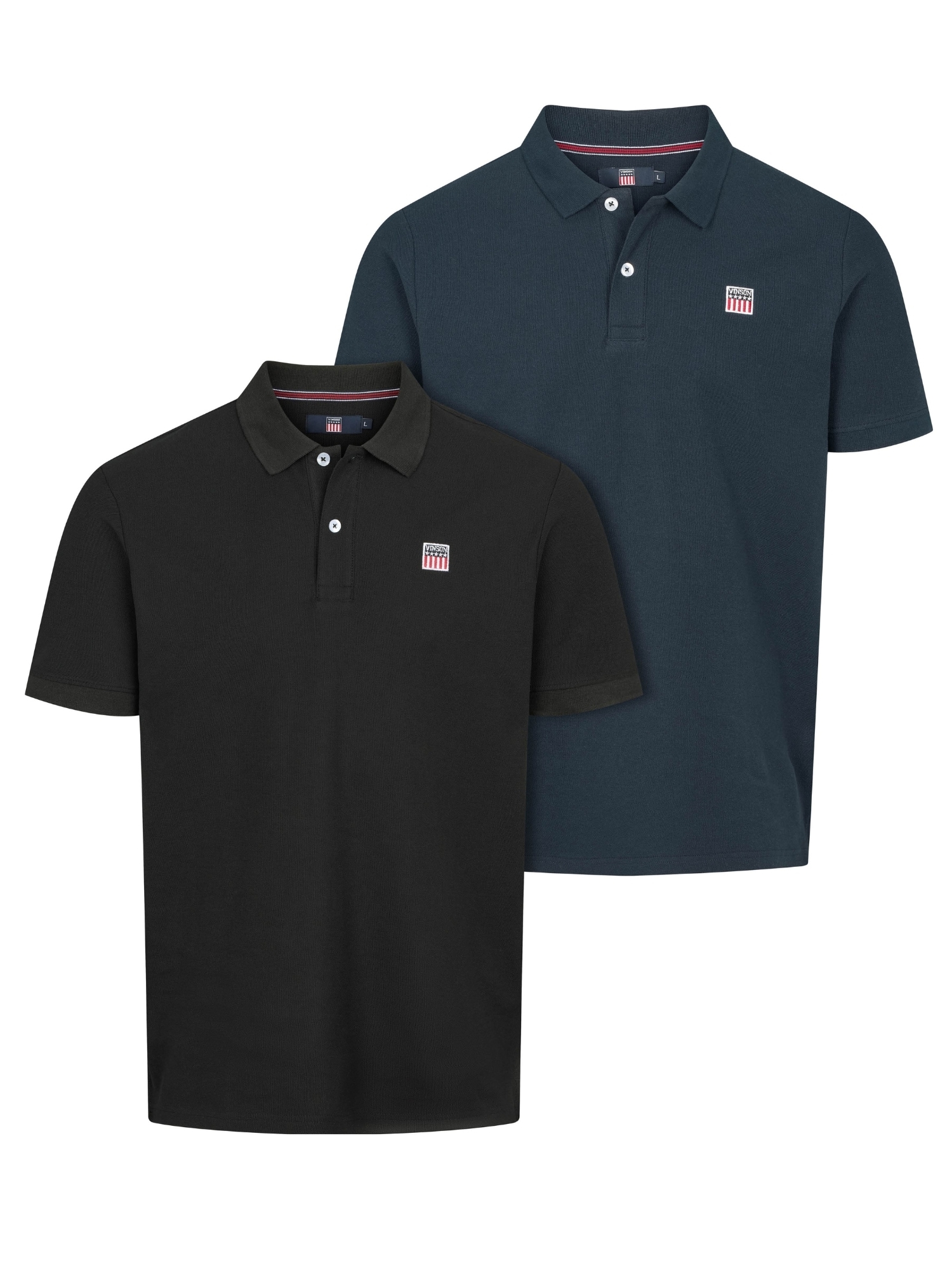 VINSON Kurzarmhemd "VINSON 2-pack Polo VMMike" günstig online kaufen