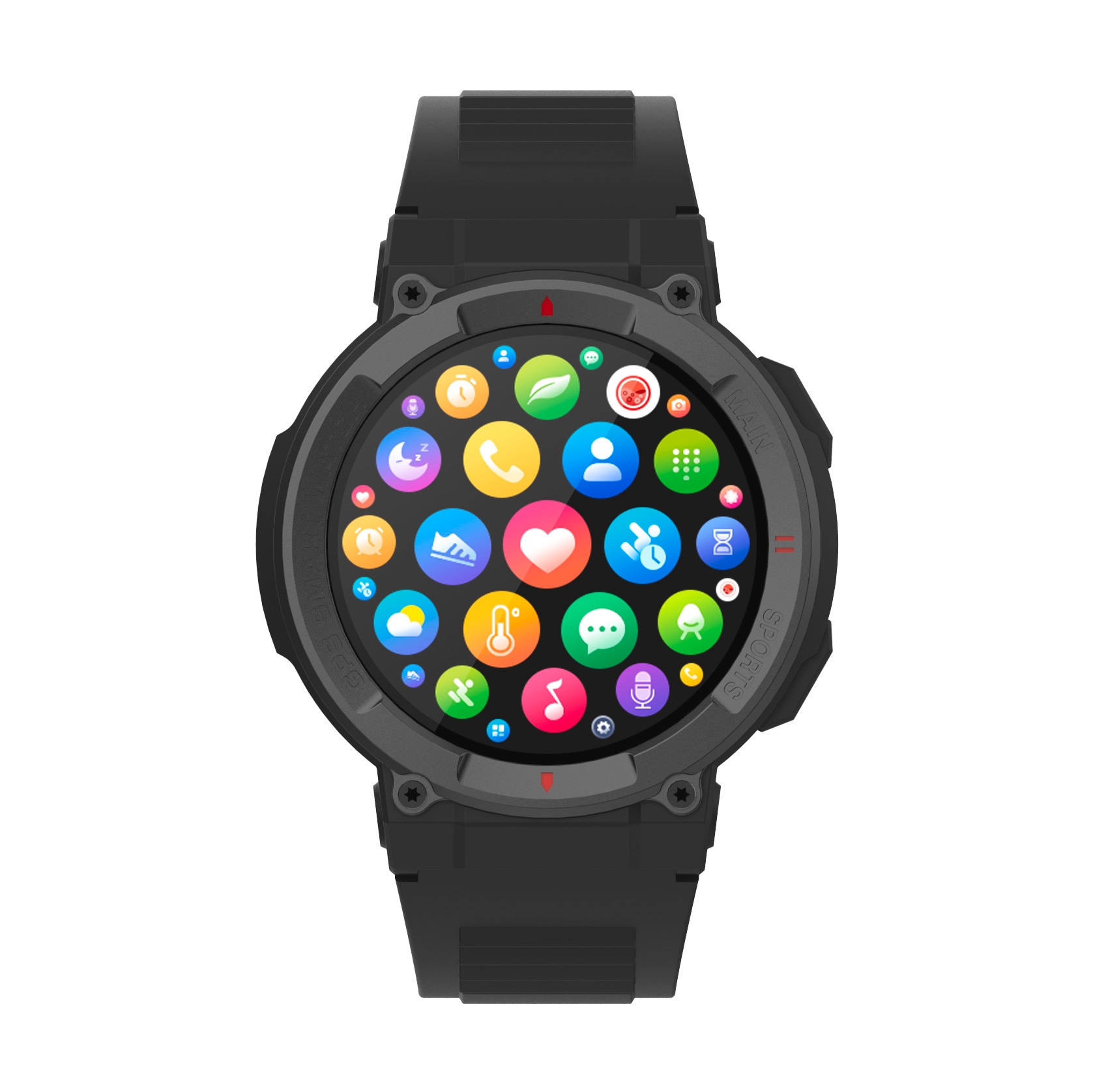 Denver Smartwatch »SWG-339 GPS«, (3,53 cm / 1,39 Zoll),)