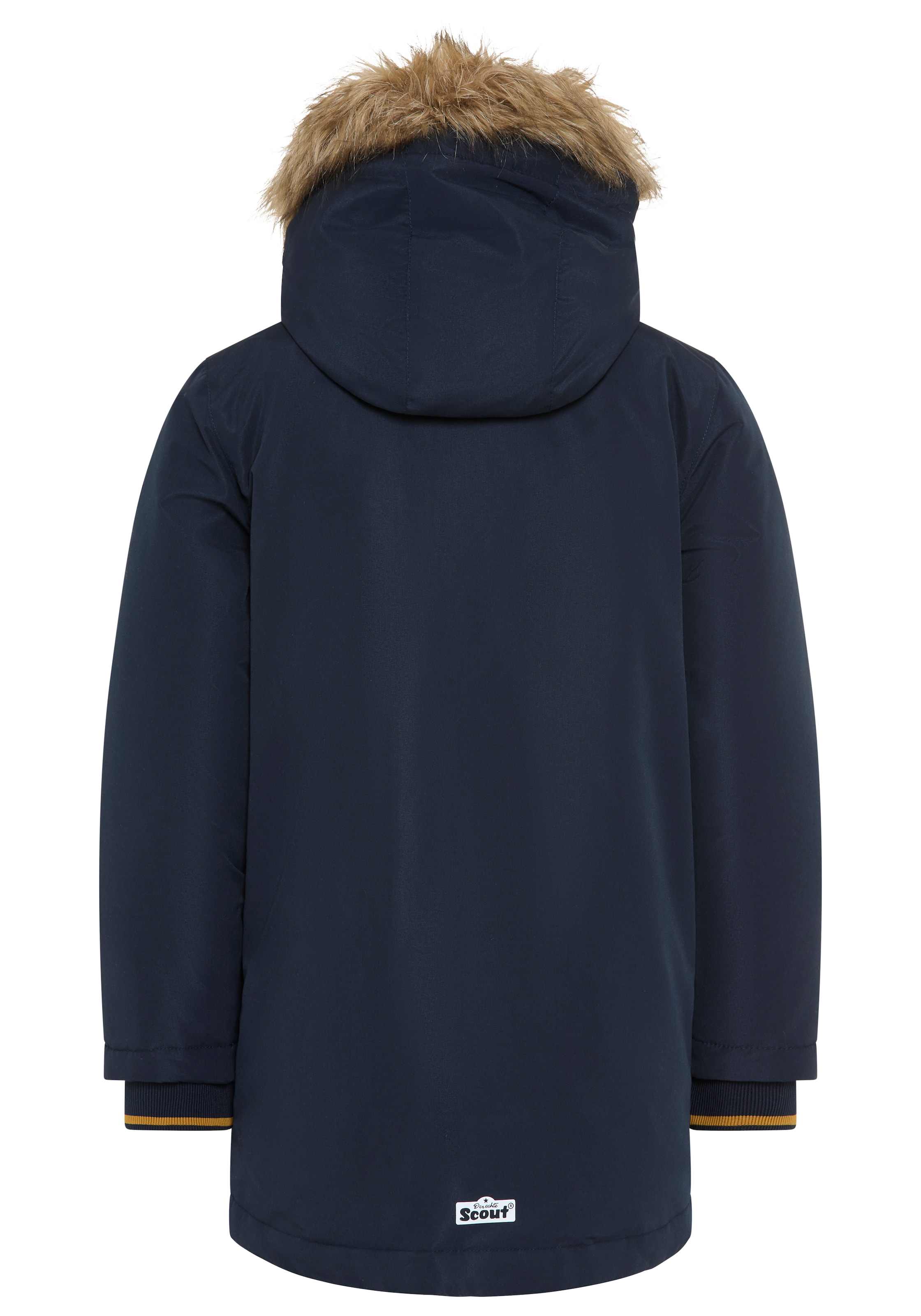 Scout Outdoorjacke »Parka mit Fellkragen - SCOUT« mit Kapuze Warmer Parka mit abnehmbaren Kapuzendetails, mit Fleecefütterung