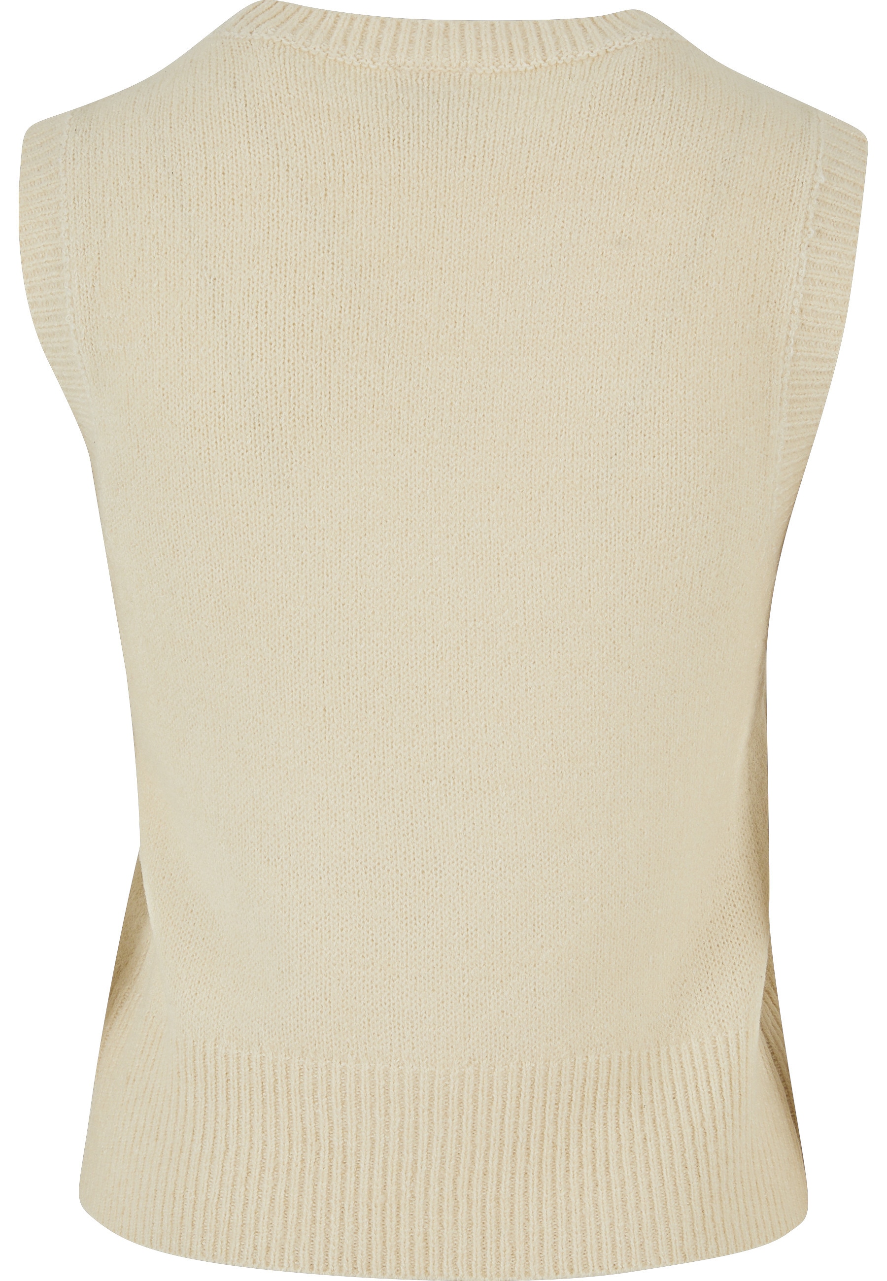 URBAN CLASSICS Fleecepullover »Urban Classics Damen Ladies Knit Slipover«, 1 Stk.
