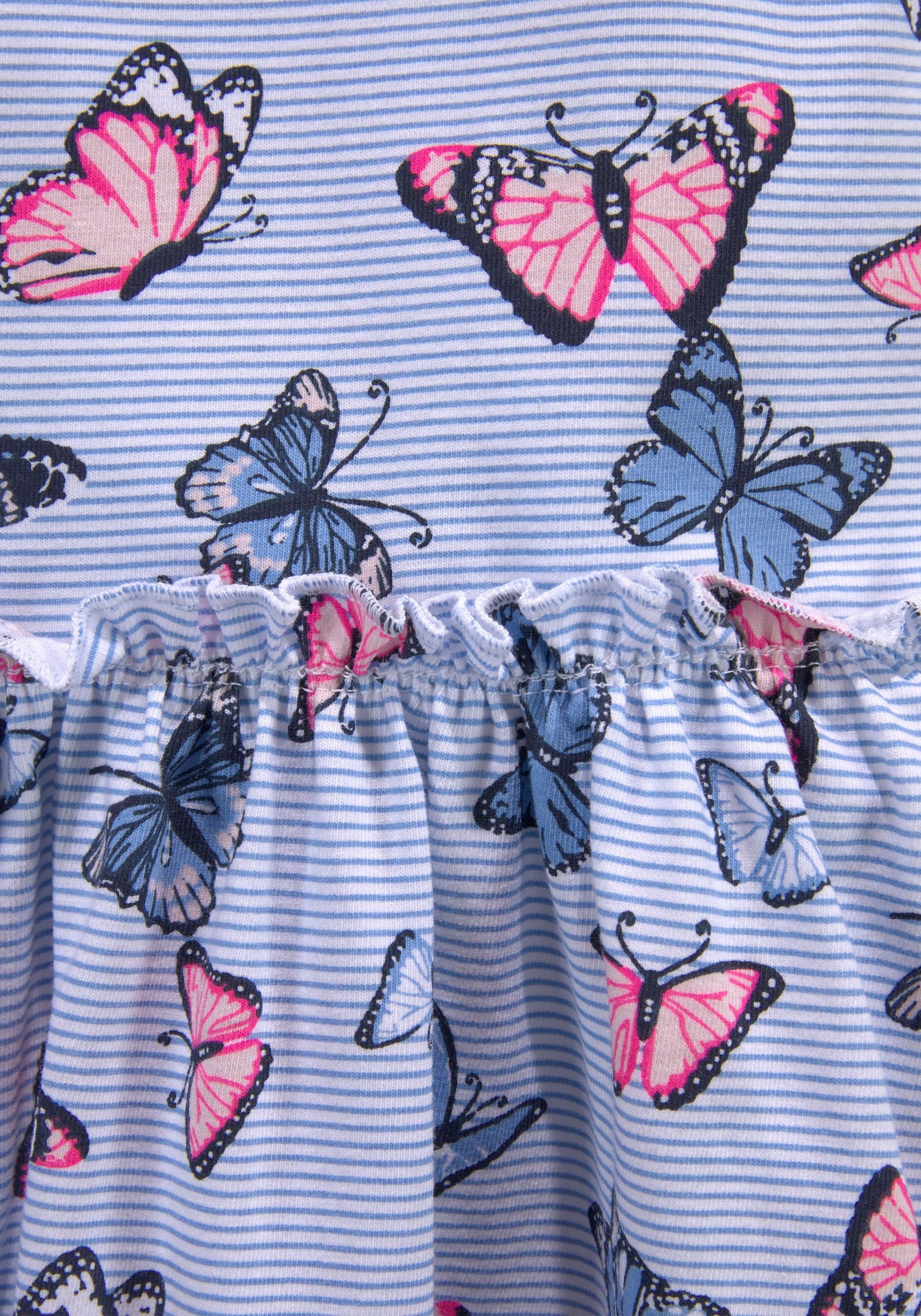 KIDSWORLD Jerseykleid »für kleine Mädchen«, sommerliche Anlässe und Partys, kniefreie Länge, modische Note