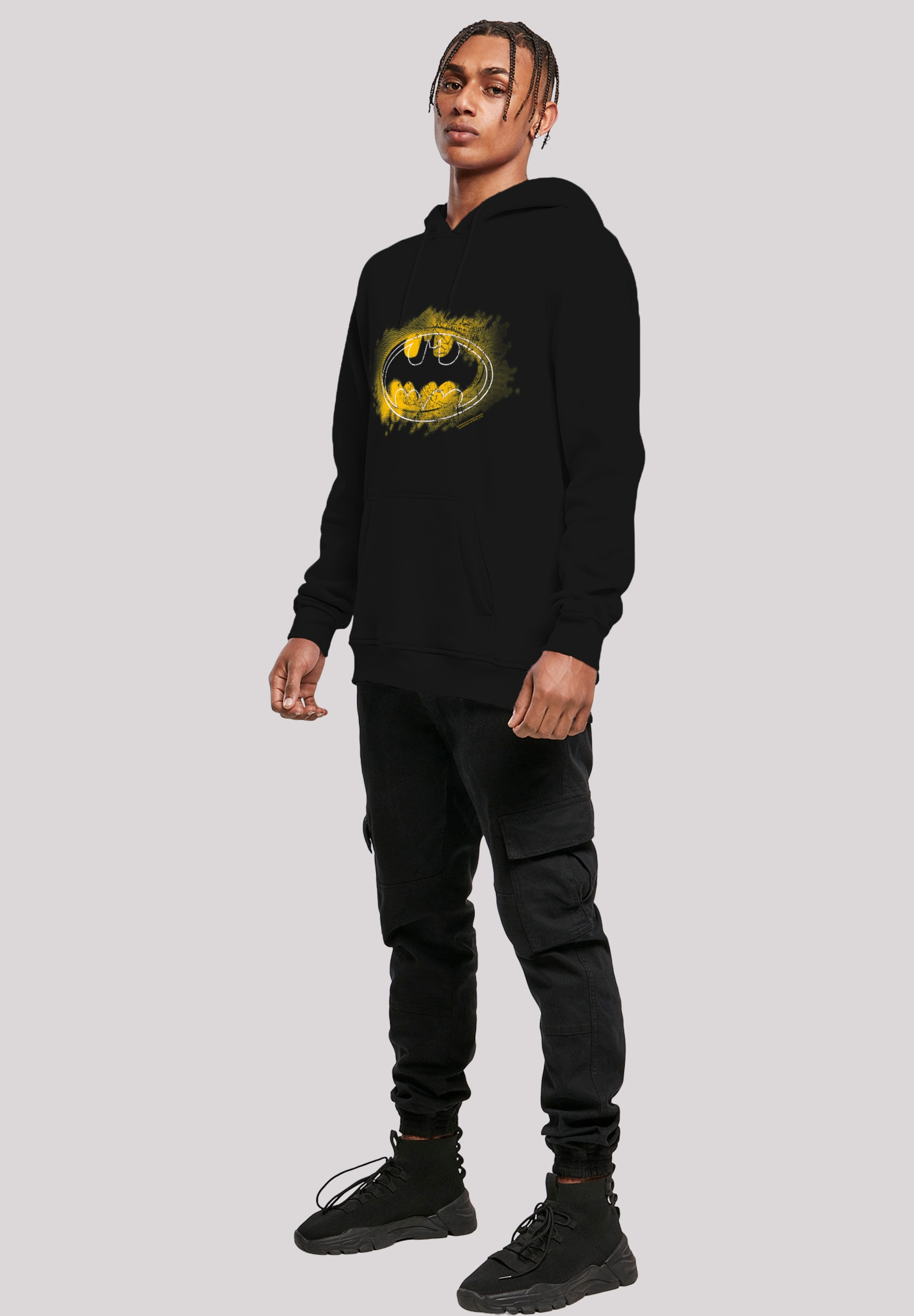 F4NT4STIC Sweatshirt »DC Comics Batman Spray Logo«, Herren,Premium Merch,Slim-Fit,Kapuzenpullover,Bedruckt