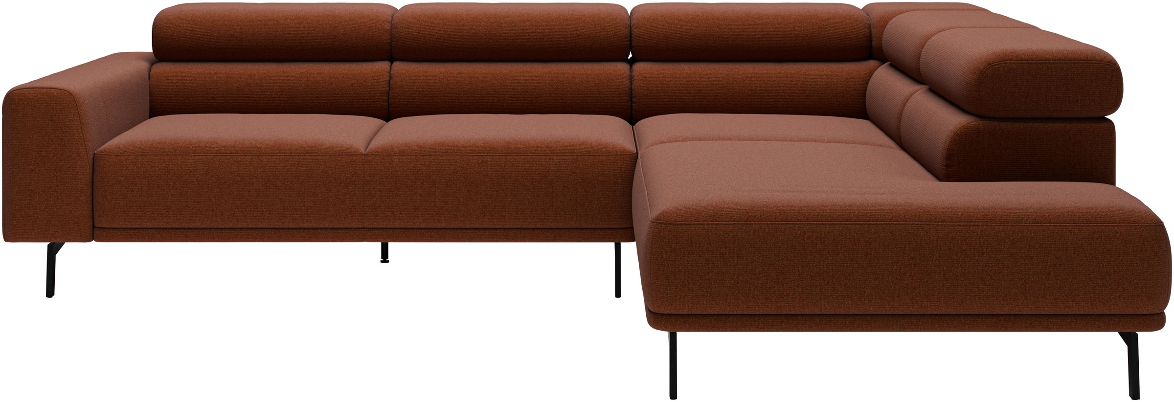 SCHÖNER WOHNEN-Kollektion "Tossa, Modernes Design trifft smarte Funktione, Breite 273 cm" Motorischer Sitzvorzug, Kopfteil-Funktion & Saugroboter-Höhe