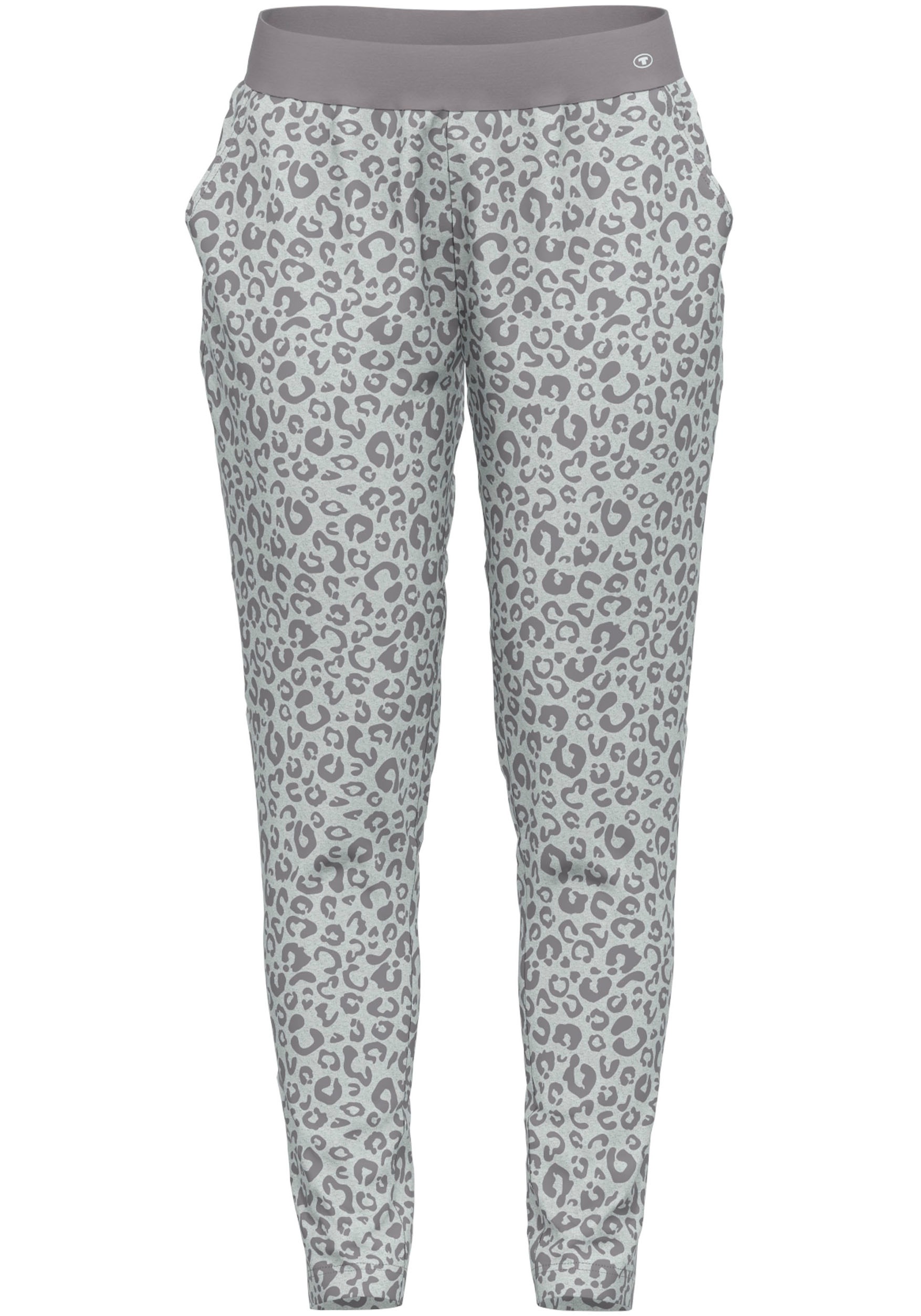 TOM TAILOR Loungehose "Victoria", Animal-Look, breiter elastischer Bund günstig online kaufen