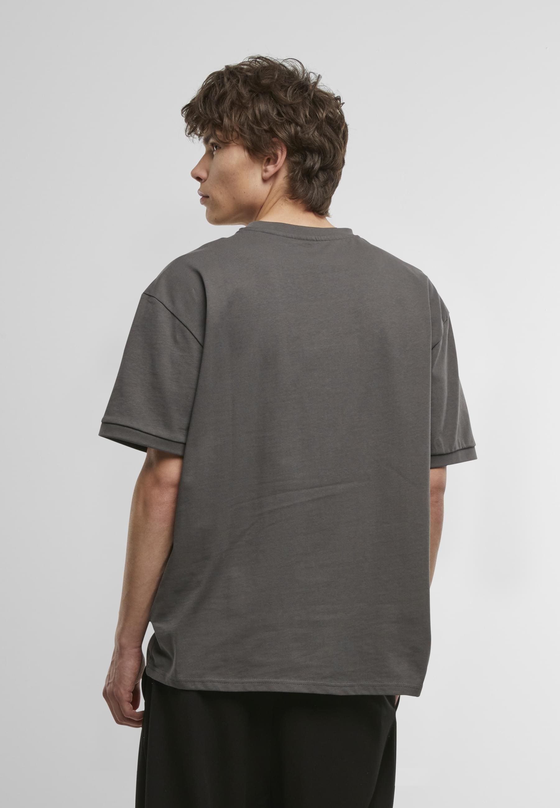 URBAN CLASSICS T-Shirt »Urban Classics Rib Cuff Tee«, (1 tlg.)