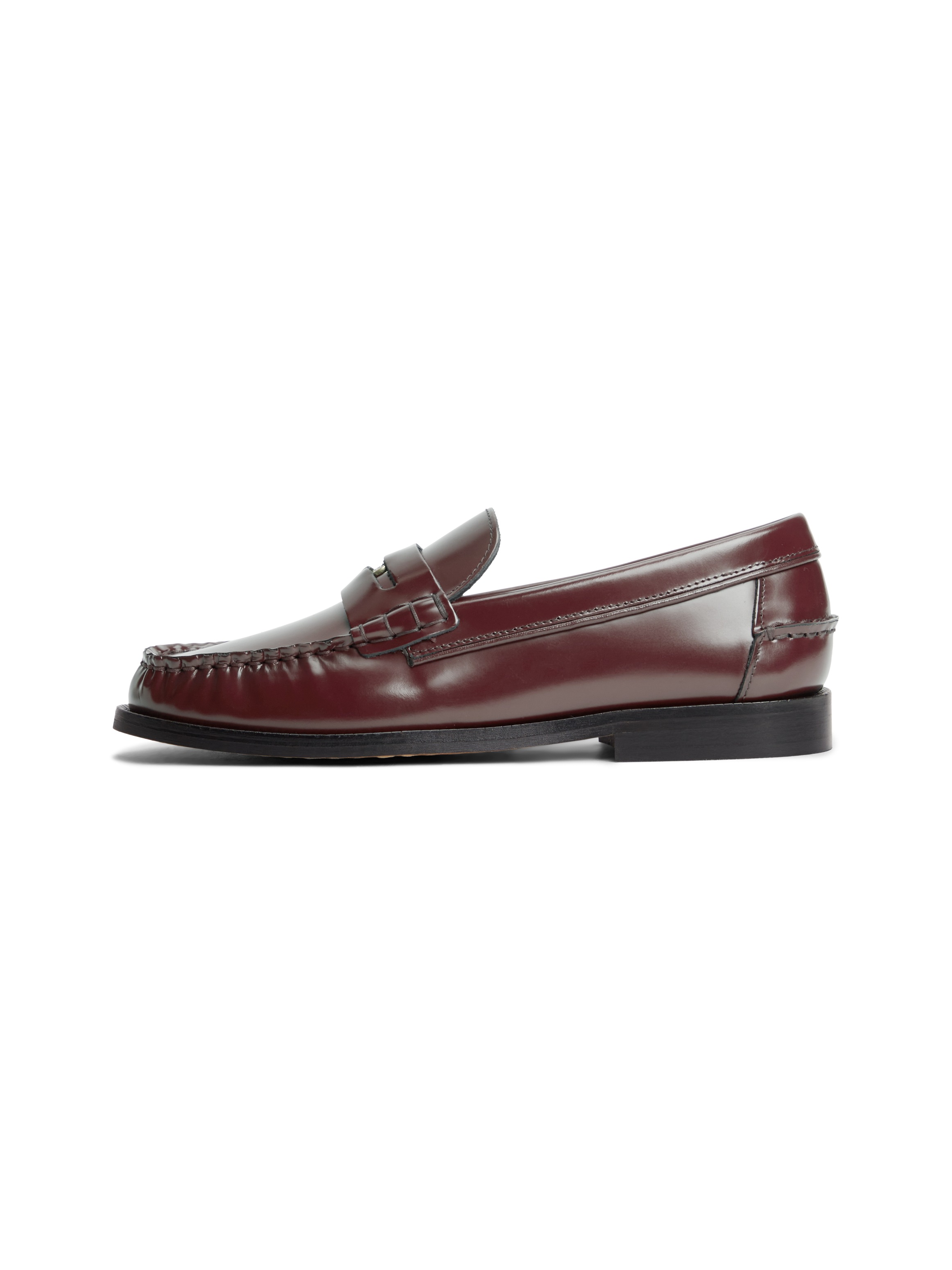 Tommy Hilfiger Loafer »HILFIGER PENNY ABRASIVATO«  , Blockabsatz, Slipper, Businessschuh mit klassischem Zierriegel