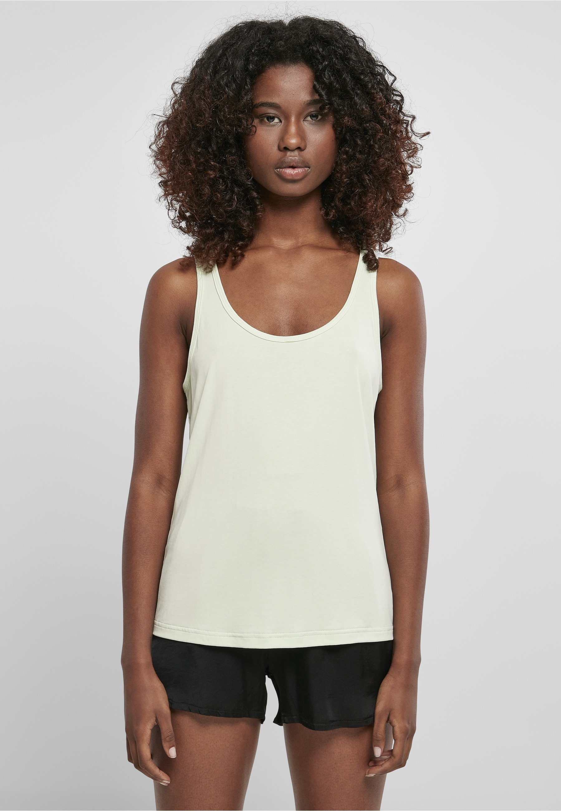 URBAN CLASSICS Tanktop »Urban Classics Damen Ladies Modal Loose Top« 1 Stk.