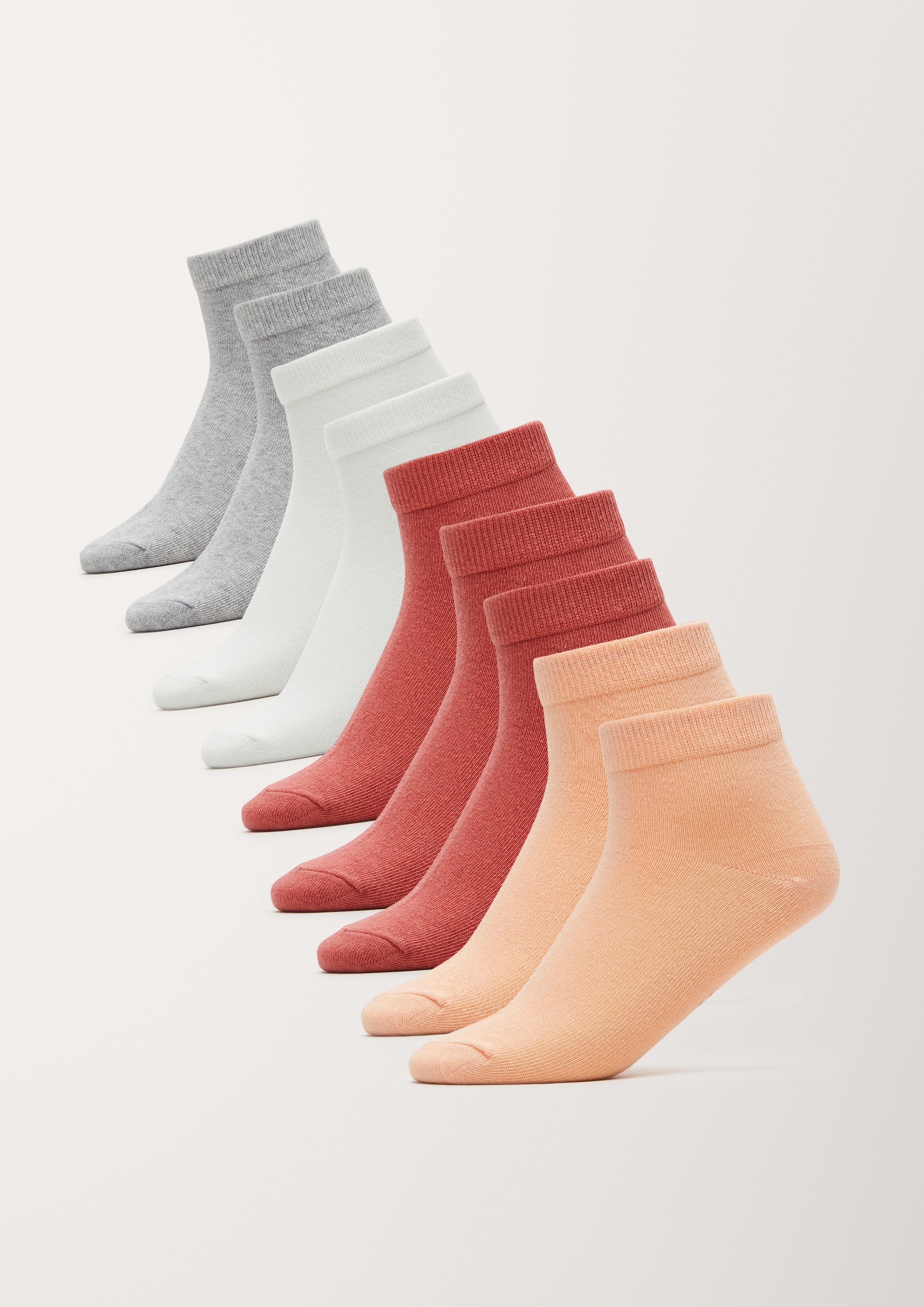 s.Oliver Kurzsocken, (9er Pack), mit vielseitigen Farben