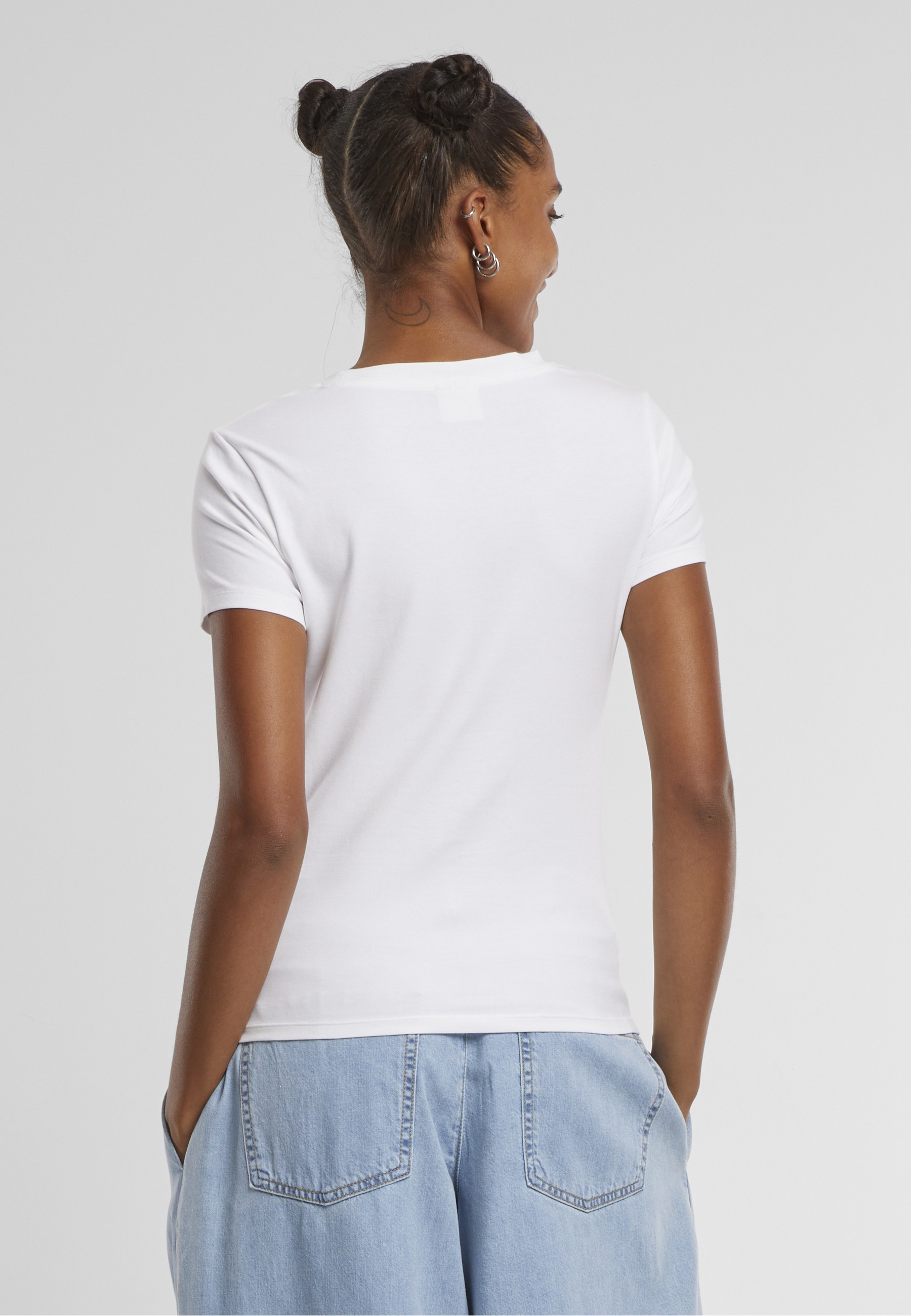 URBAN CLASSICS T-Shirt »Urban Classics Ladies Short Cut Out Tee« 1 Stk.