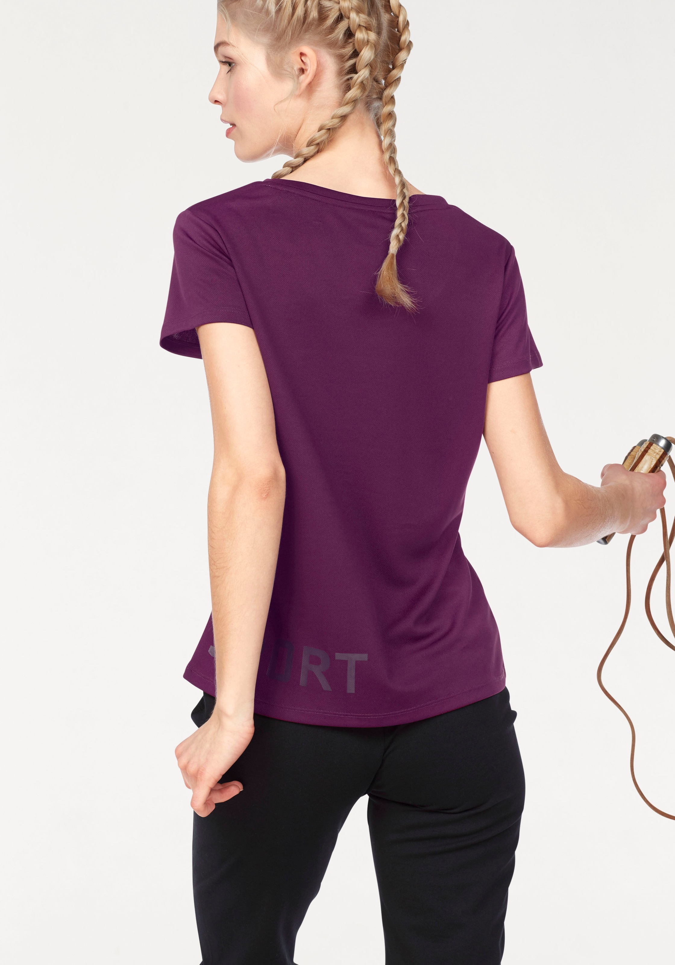 Thumbnail - H.I.S Funktionsshirt Spar-Set, 2er-Pack, figurbetonter Schnitt, sportlicher Look, mit trendigem Logodruck