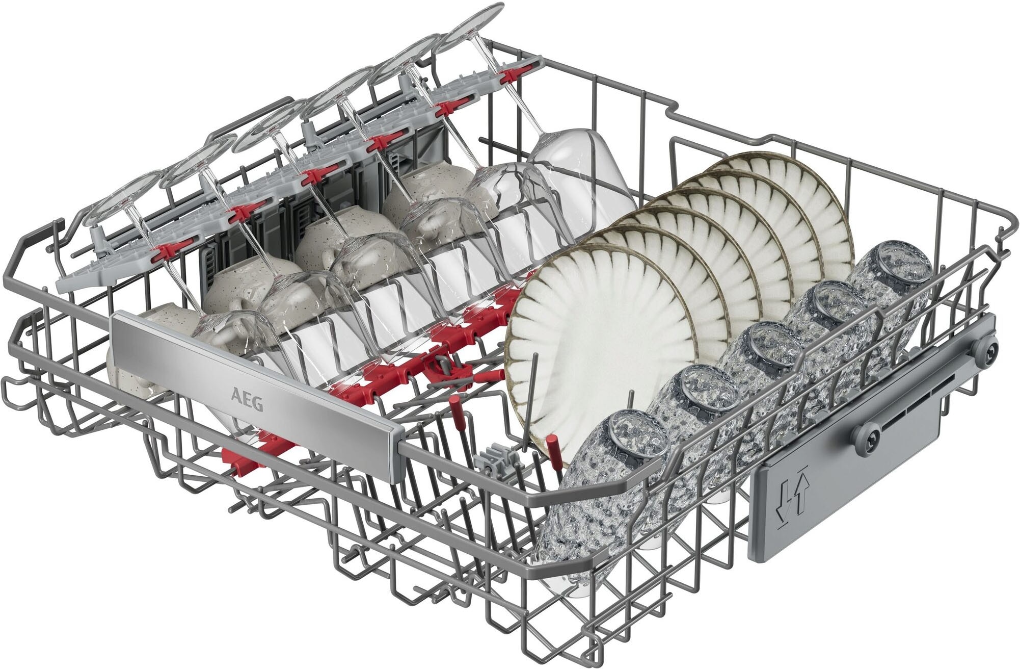 AEG teilintegrierbarer Geschirrspüler 9000 »GT9200X2SCM« Leise Spülmaschine 38 dB kraftvoll gegen Eingebranntes EEK A-10 %