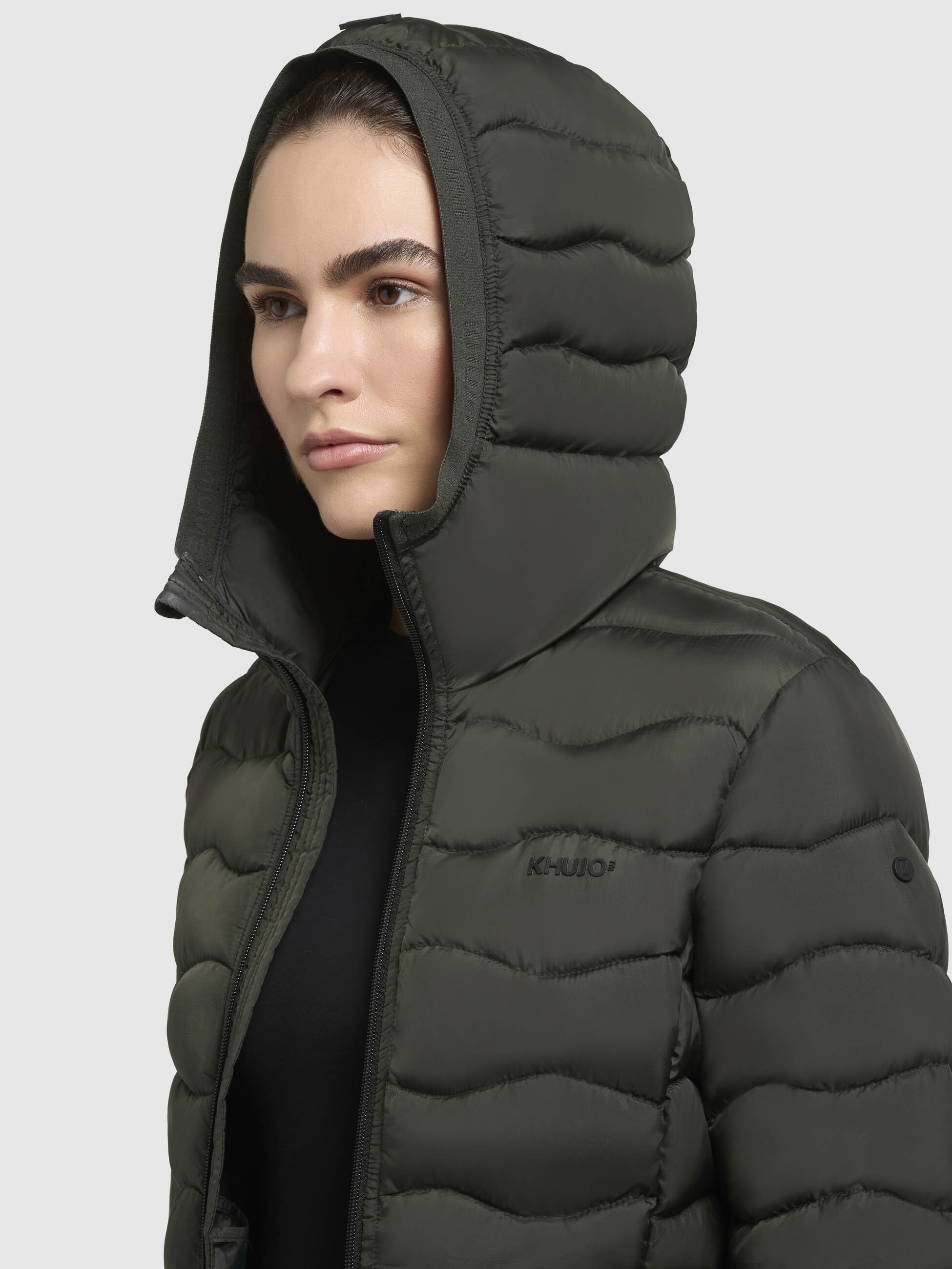 khujo Steppjacke »NARGO«, mit Kapuze