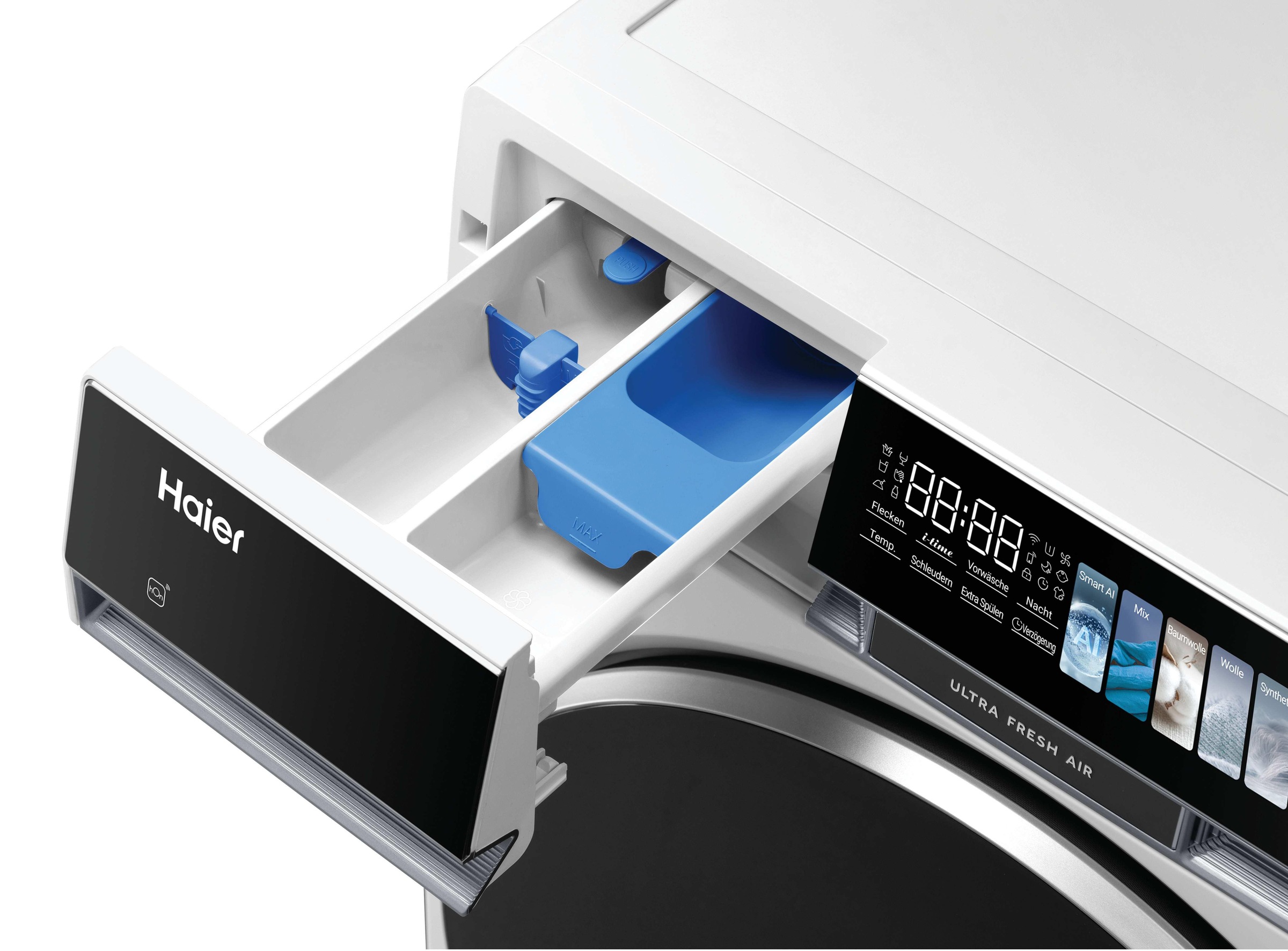Haier Waschmaschine »HW130-B14687U1« 13 kg 1400 U/min UltraFresh: Hält die Wäsche bis zu 12 Std. frisch